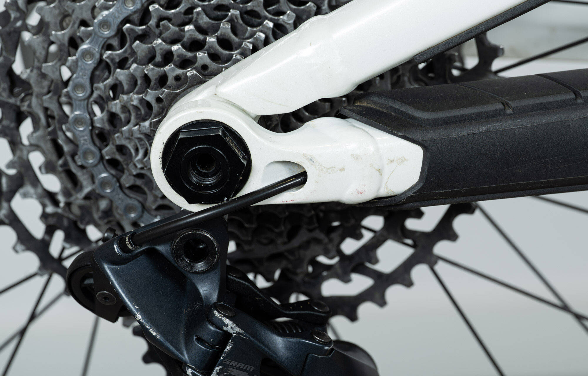COMMENCAL CLASH JR PEARL WHITE & CHROME - (21170600) image large number 8