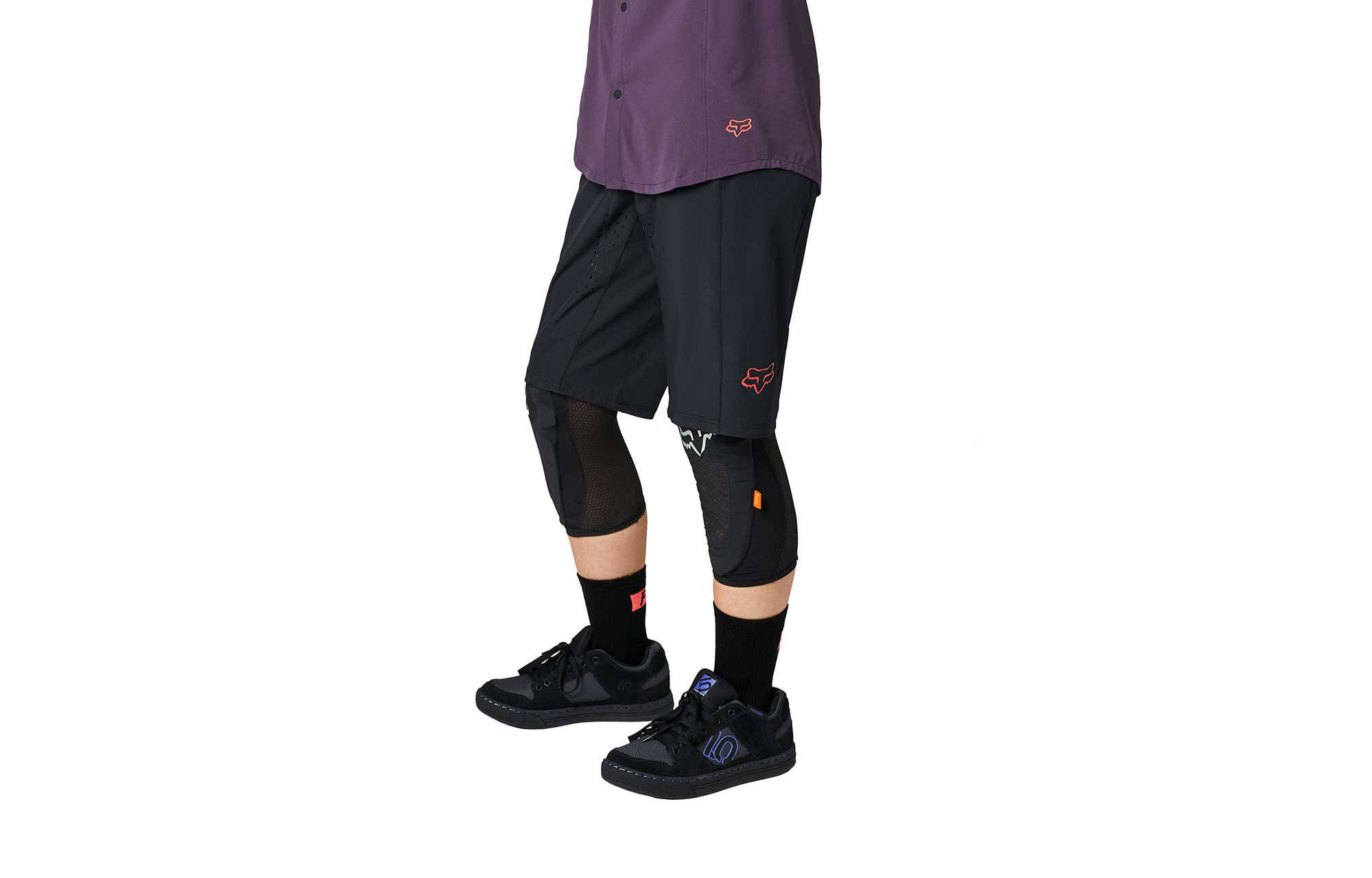 SHORT FOX WOMEN FLEXAIR LITE NO LINER BLACK image large number 1
