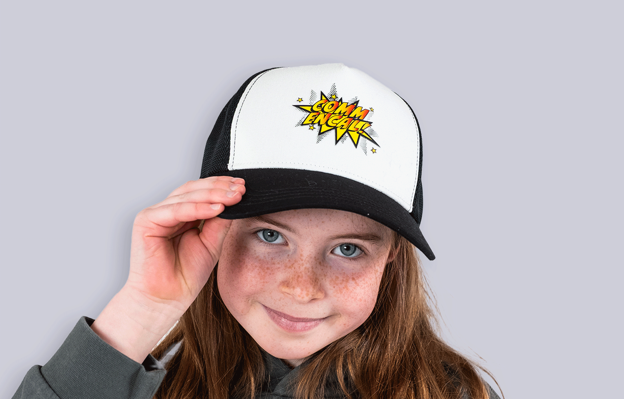 COMMENCAL KIDS CARTOON TRUCKER CAP GREIGE image large number 2