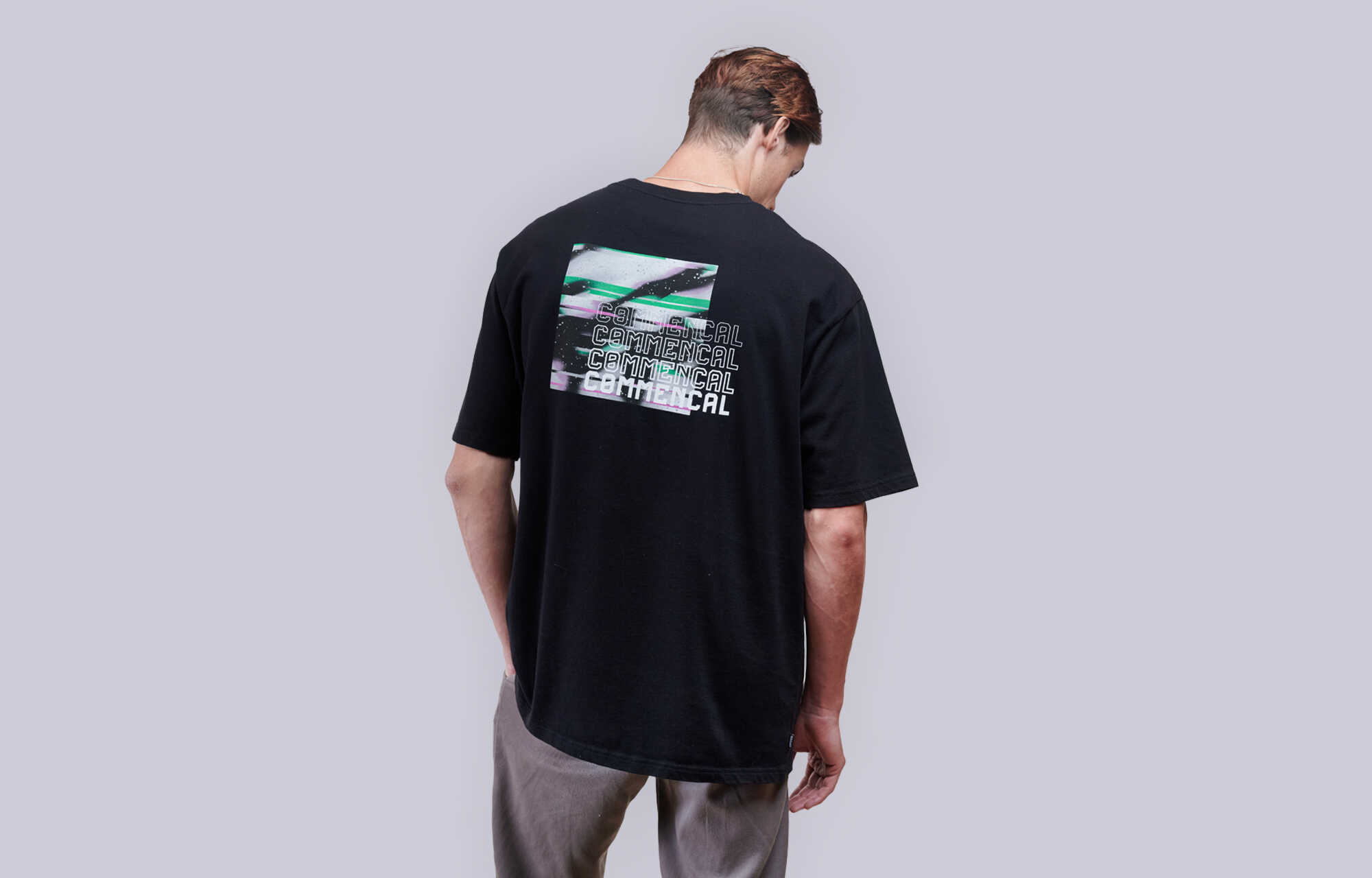 COMMENCAL SURREALISTIC LOOSE FIT T-SHIRT BLACK image cover number 0