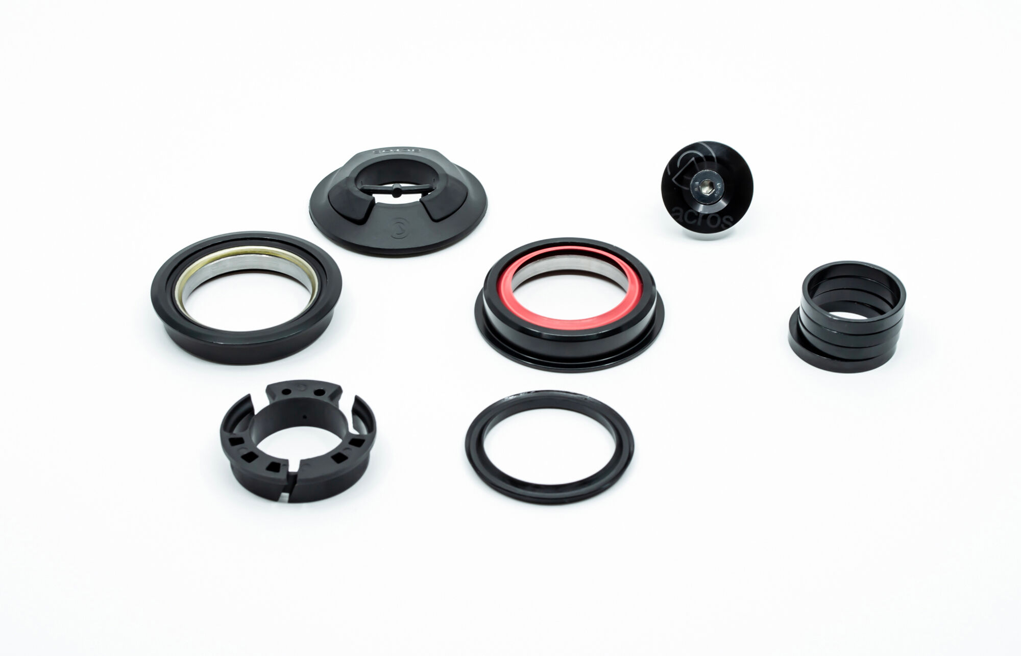 koka⑦800 ACROS Headset ZS56 - Tapered, Sealed, Internal Cable Routing for MTB