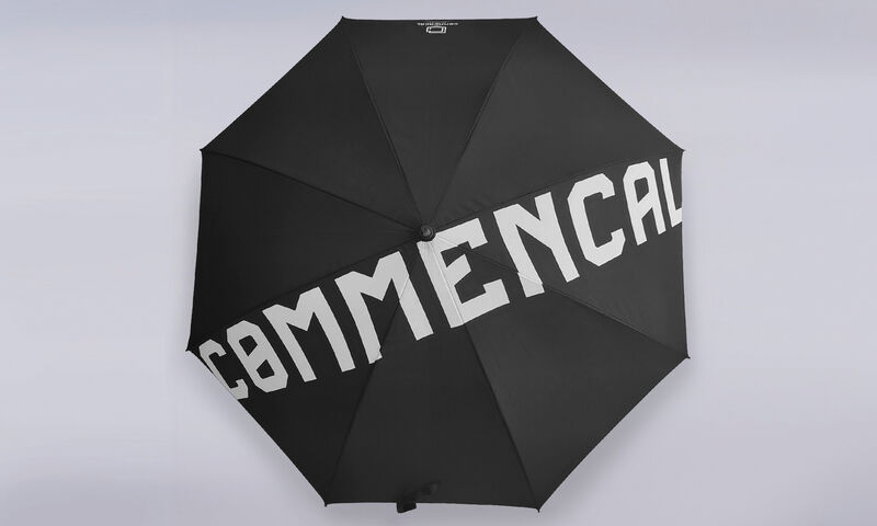 PARAPLUIE COMMENCAL CORPORATE BLACK
