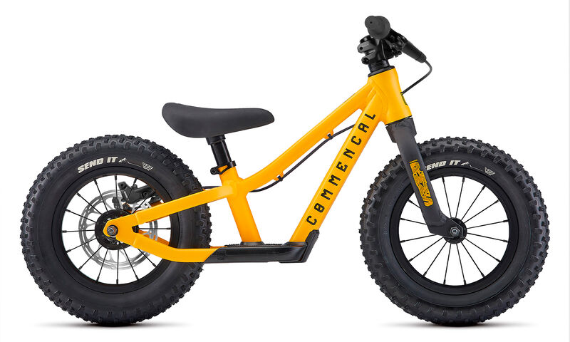 COMMENCAL RAMONES 12 PUSH BIKE OHLINS YELLOW + REAR BRAKE KIT
