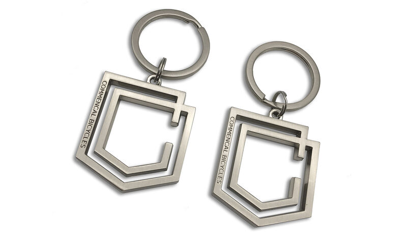 COMMENCAL SHIELD METAL KEYCHAIN 