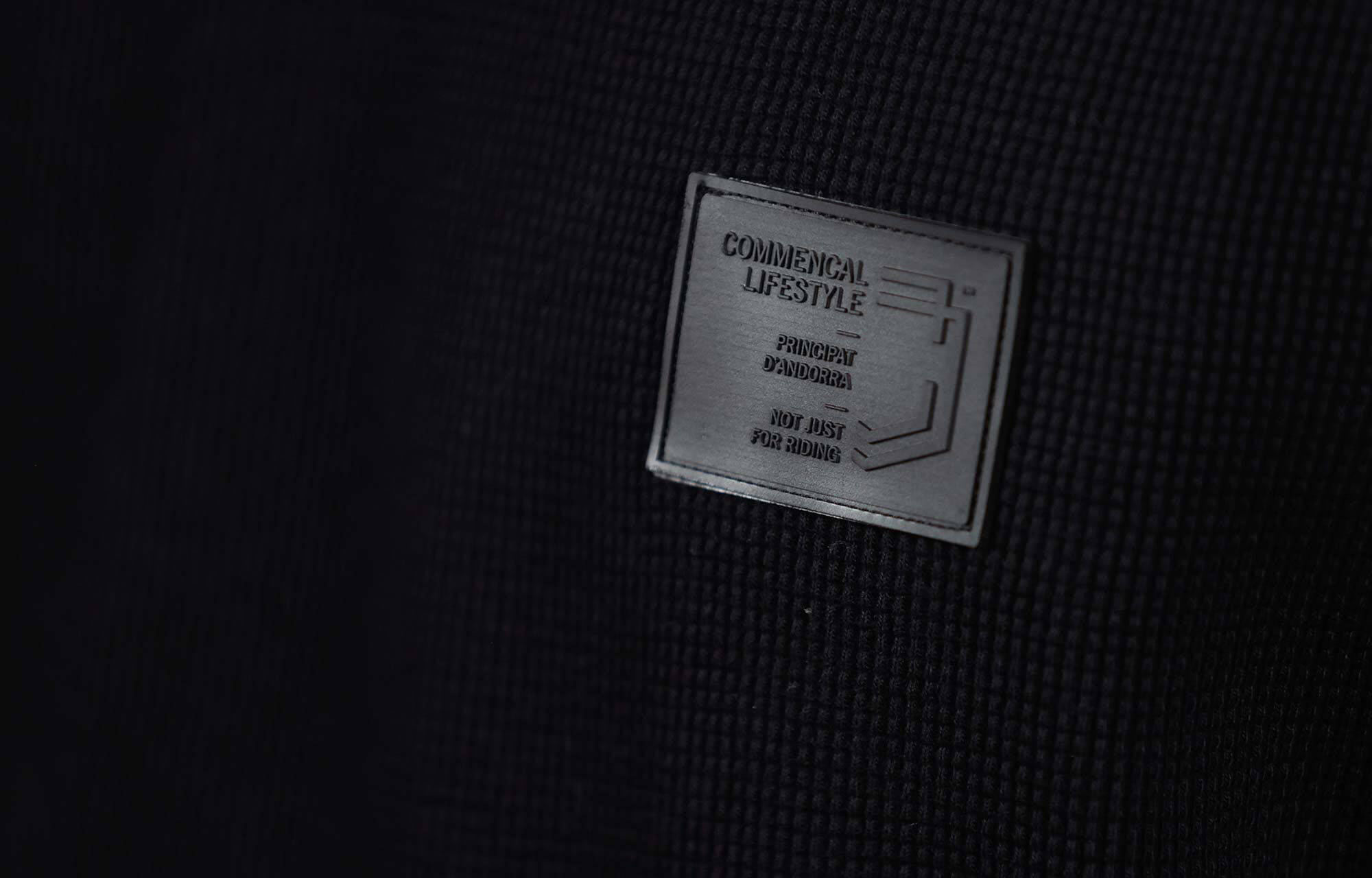 SWEATER COMMENCAL LOOSE FIT BLACK image large number 2