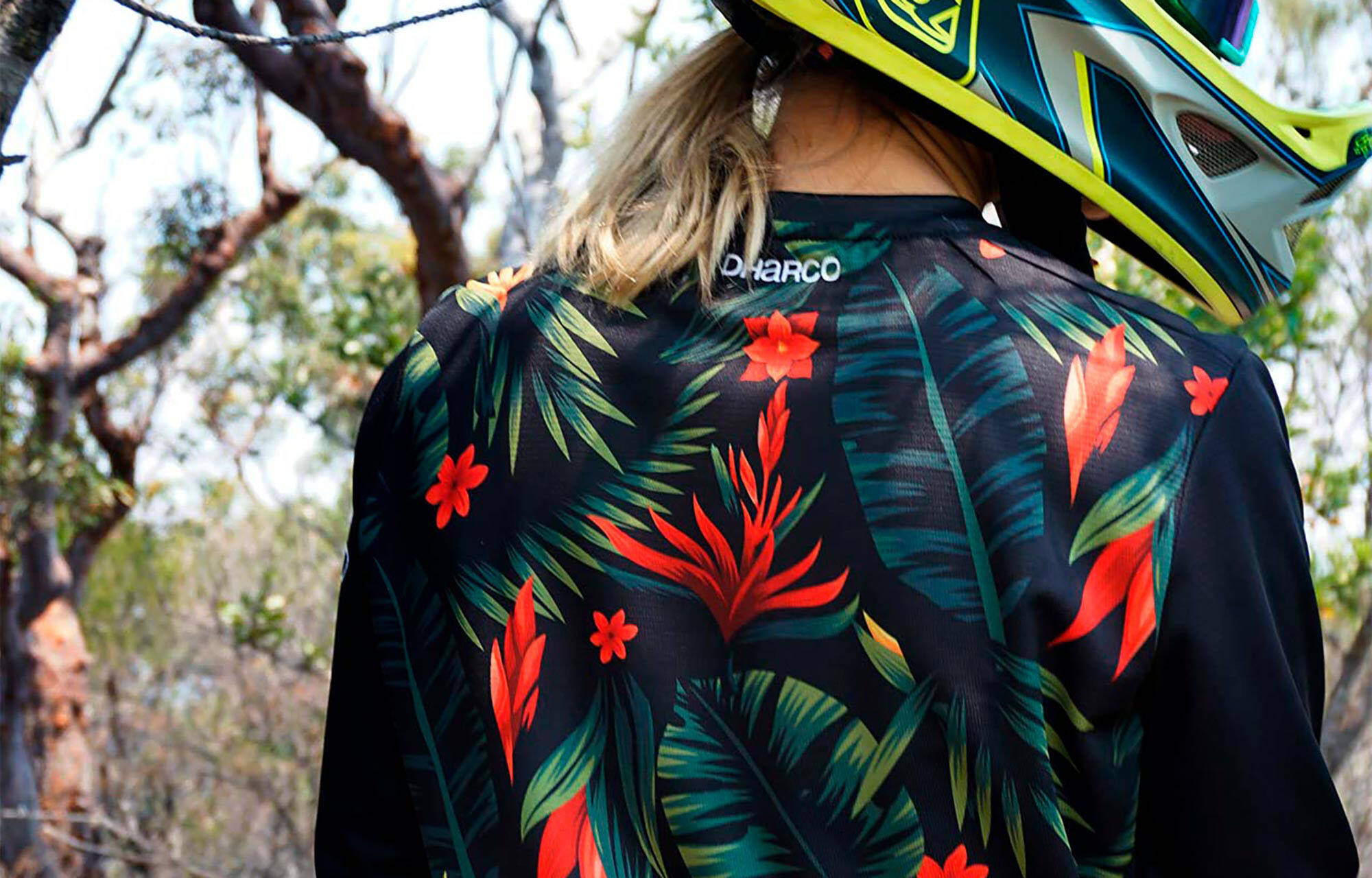 MAILLOT MANGA LARGA DHARCO MUJER TROPICAL image large number 2