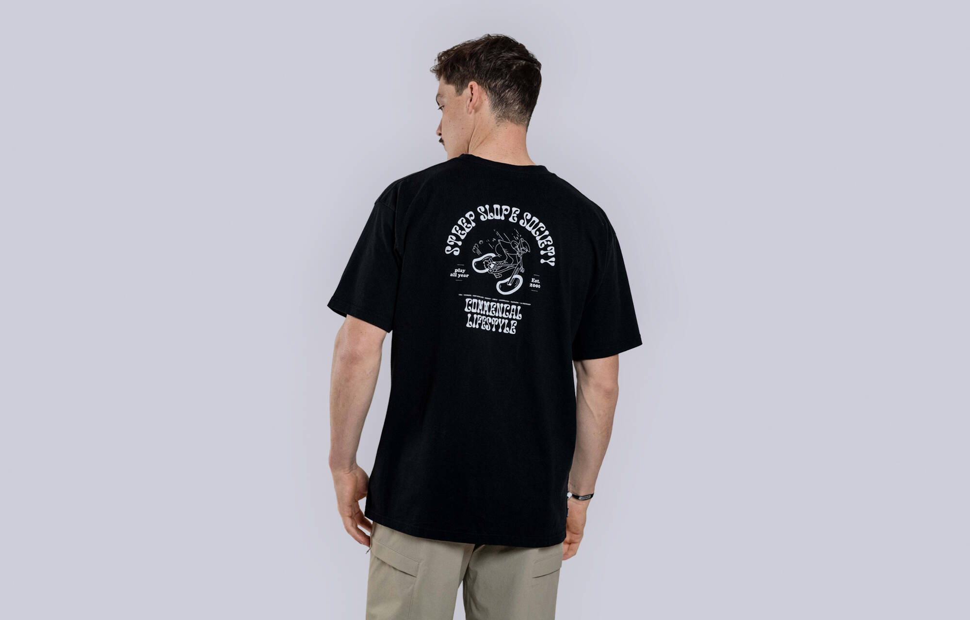 CAMISETA COMMENCAL REGULAR FIT CARTOON BLACK image cover number 0