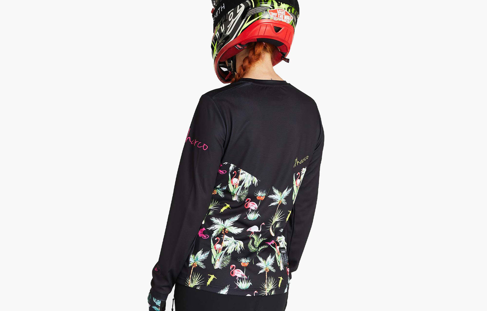 MAILLOT MANGA LARGA DHARCO MUJER FLAMINGO image large number 3