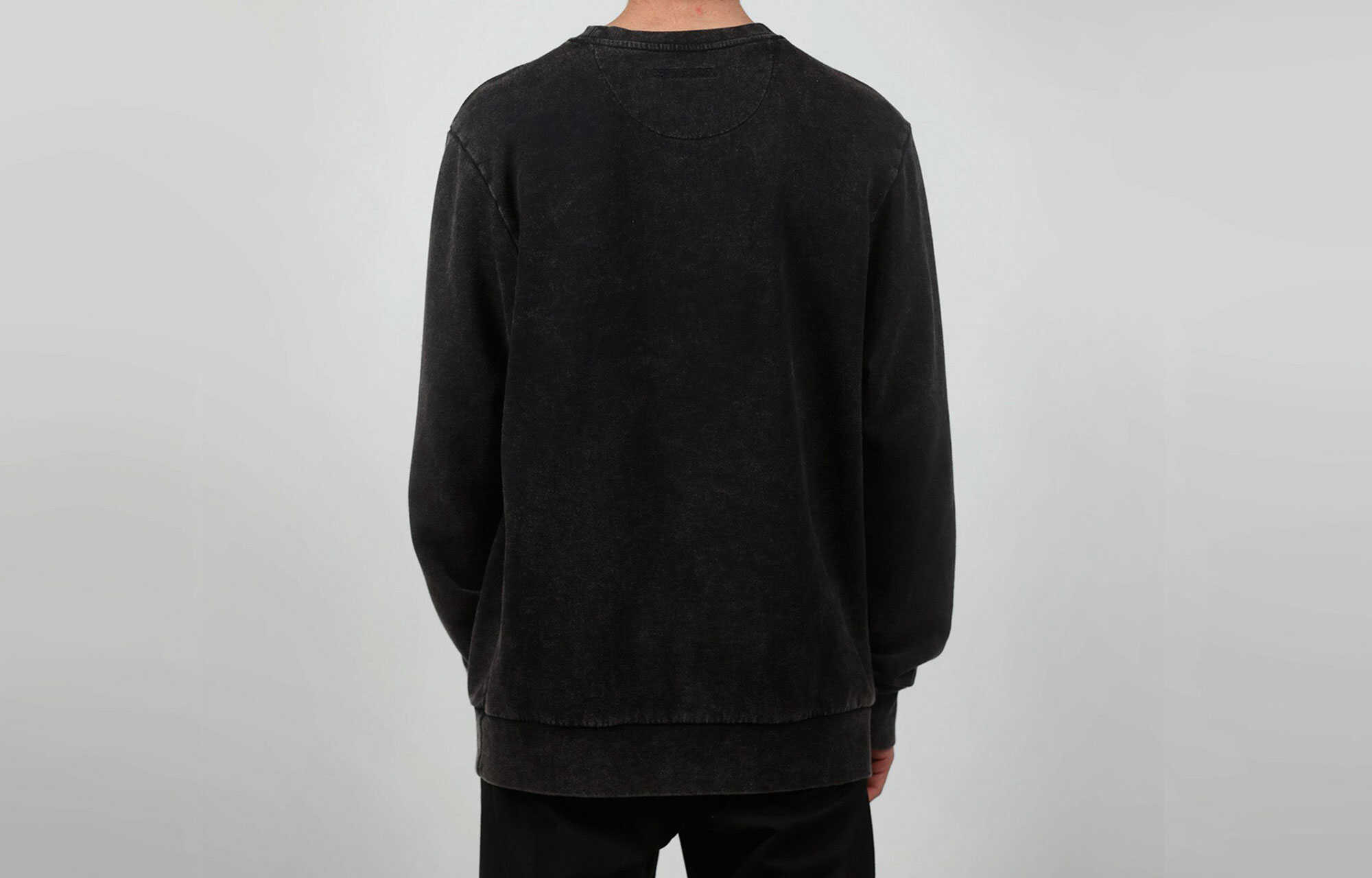 COMMENCAL WASHED REGULAR FIT CREWNECK BLACK image large number 0