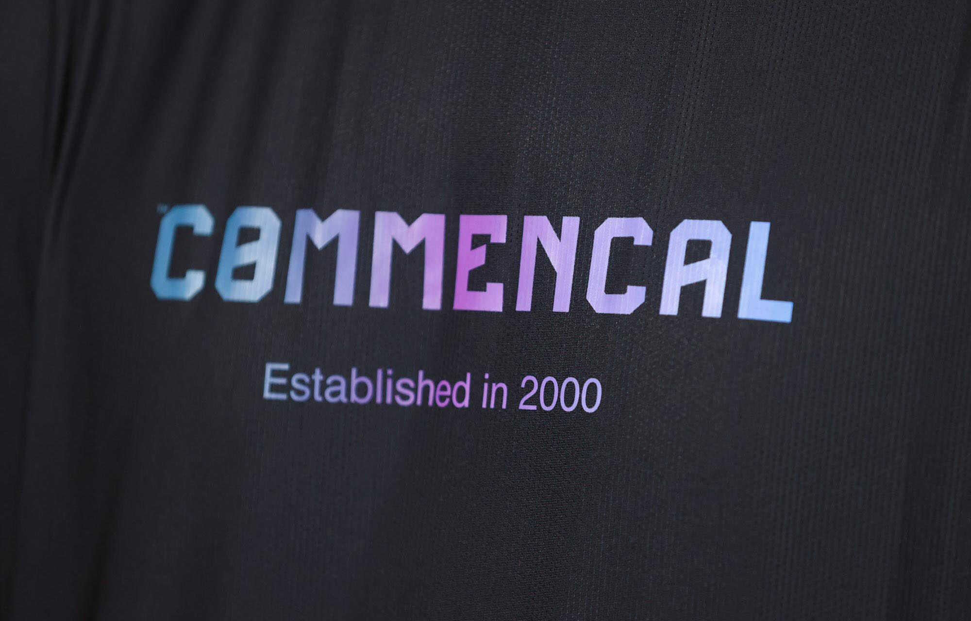 MAILLOT COMMENCAL LIGHTECH MANCHES COURTES CORPORATE BLACK image large number 1