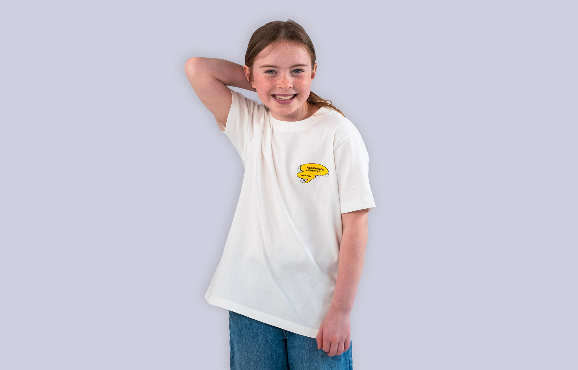 CAMISETA COMMENCAL KIDS REGULAR FIT CARTOON GREIGE image large number 1