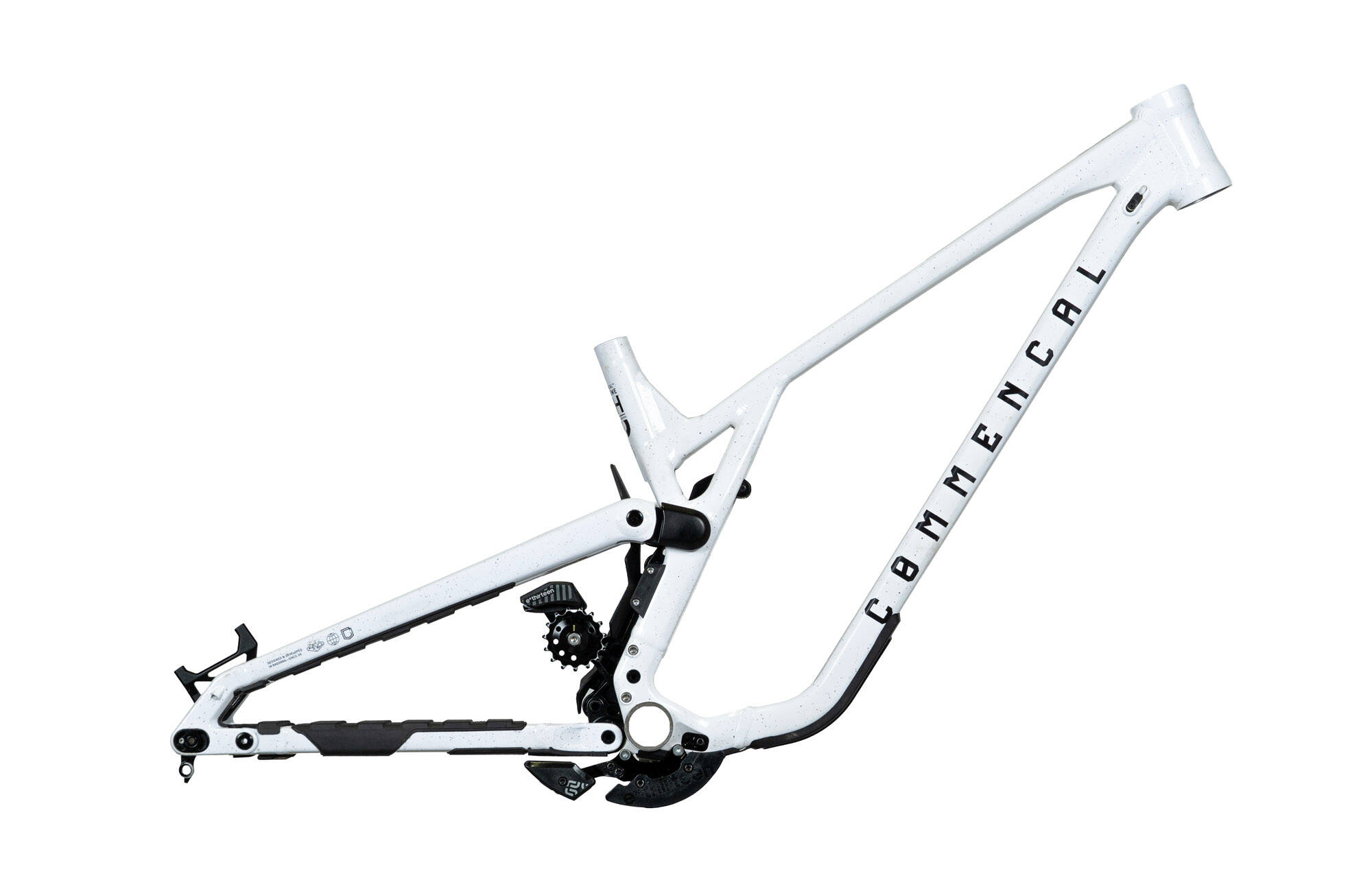FRAME COMMENCAL SUPREME DH V5 GLITTERY WHITE - L (24252803) image number null