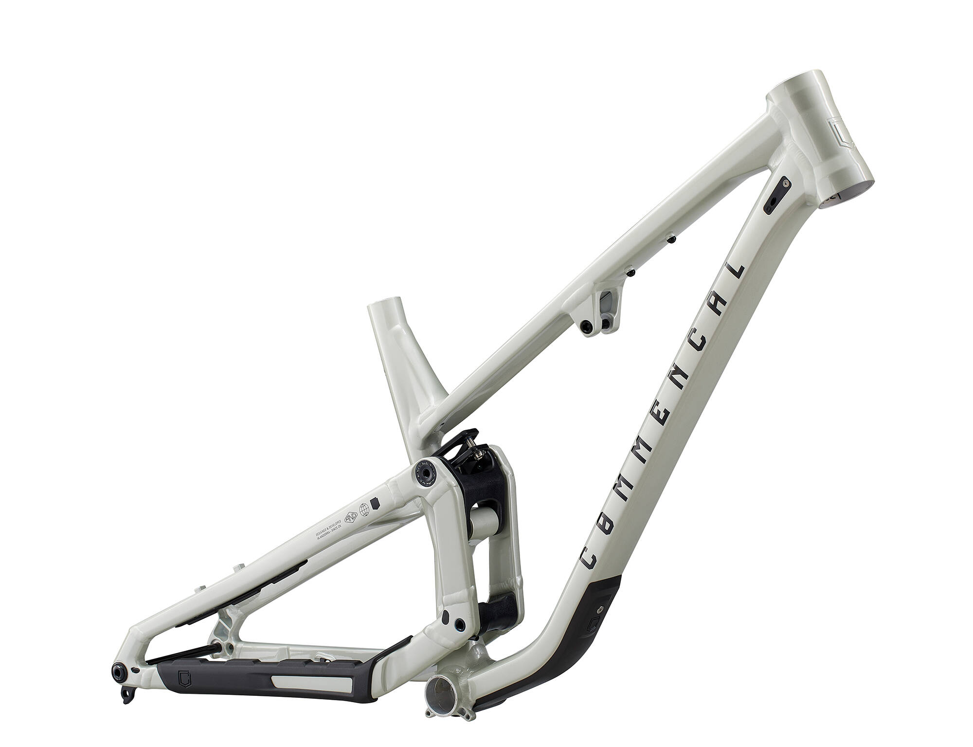 CUADRO COMMENCAL META SX V5 CLEAR SILVER image large number 0