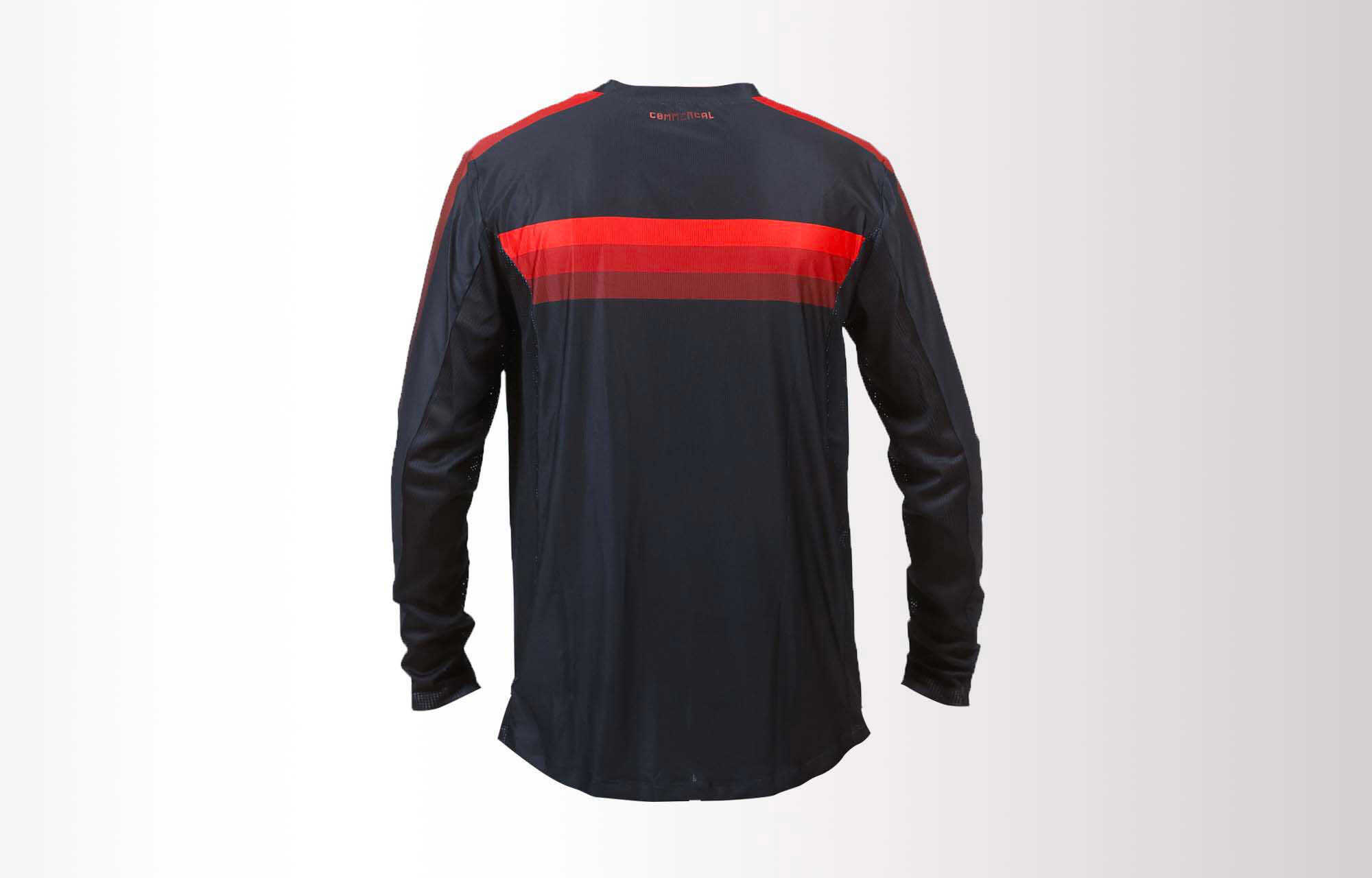 COMMENCAL LANGARM TRIKOT LIGHTECH RACE RED POLYCHROM image large number 0