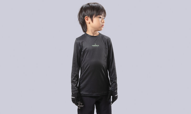 COMMENCAL KIDS LIGHTECH LONG SLEEVE JERSEY BTS BLACK