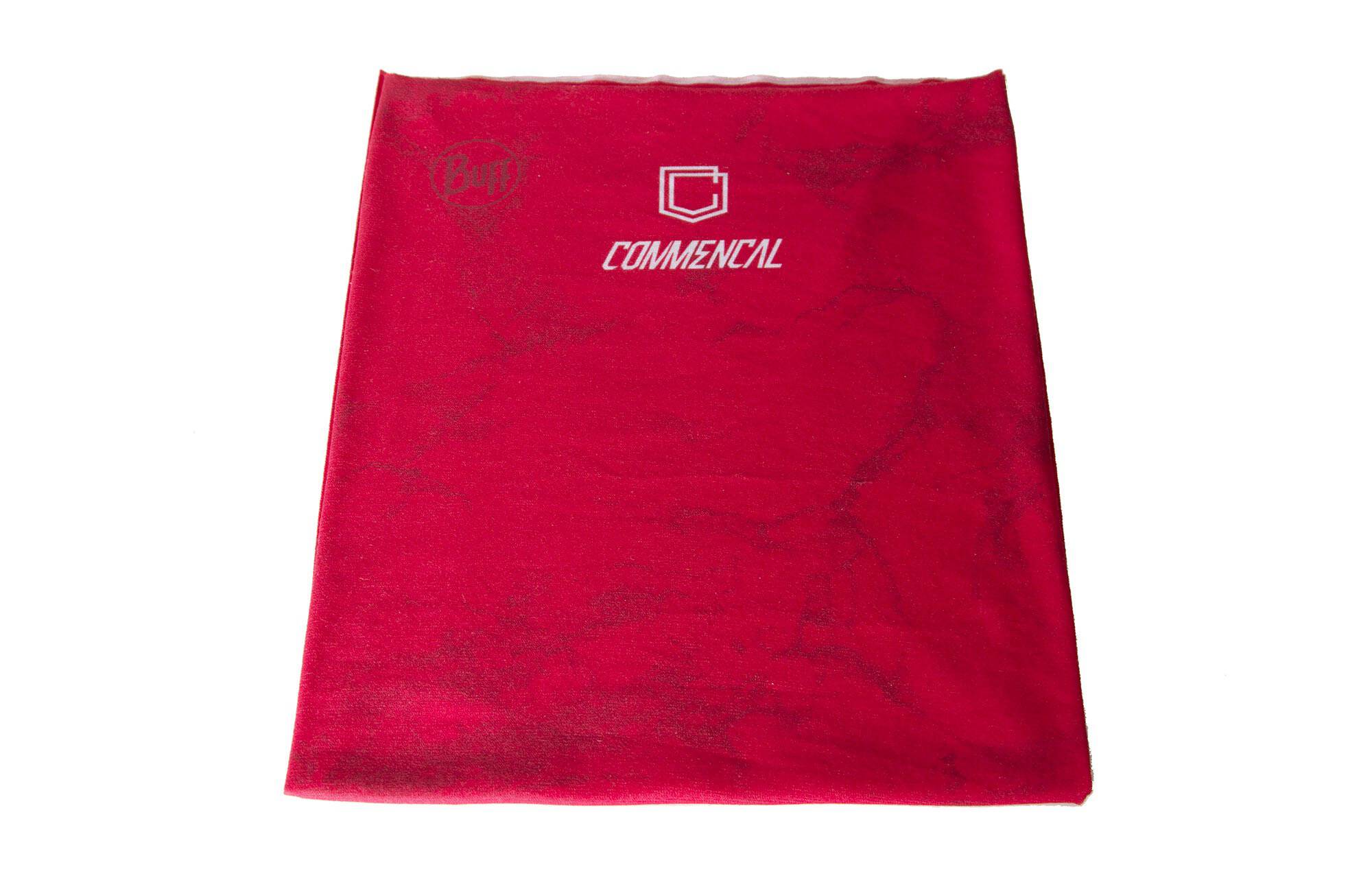 COMMENCAL MICROFIBER BUFF NECKWARMER RED image large number 0