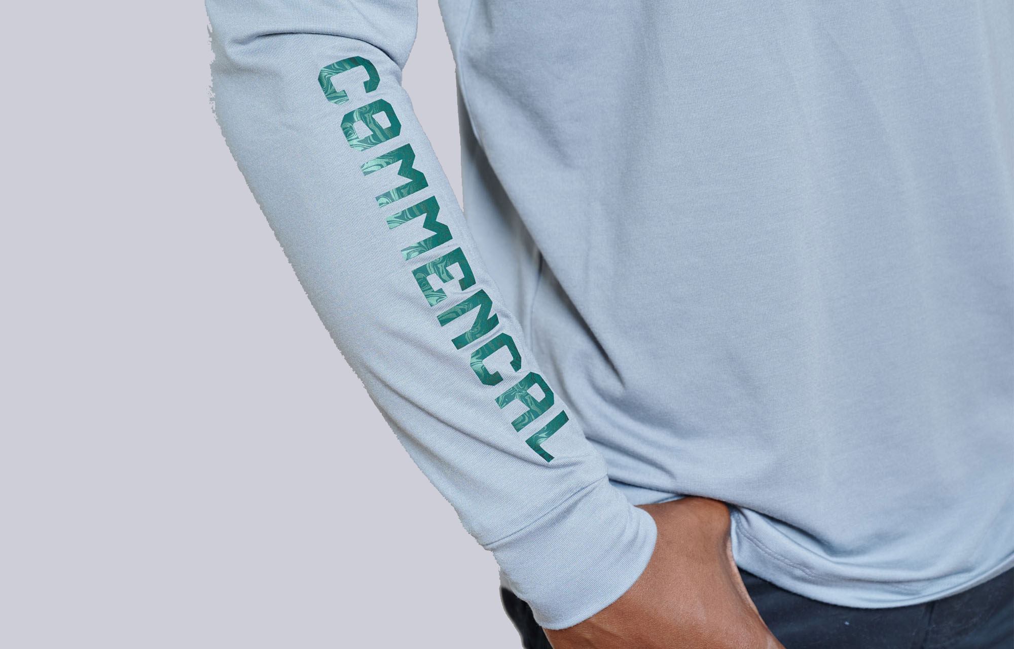 TECH-TEE COMMENCAL MANGAS LARGAS GREY image large number 2