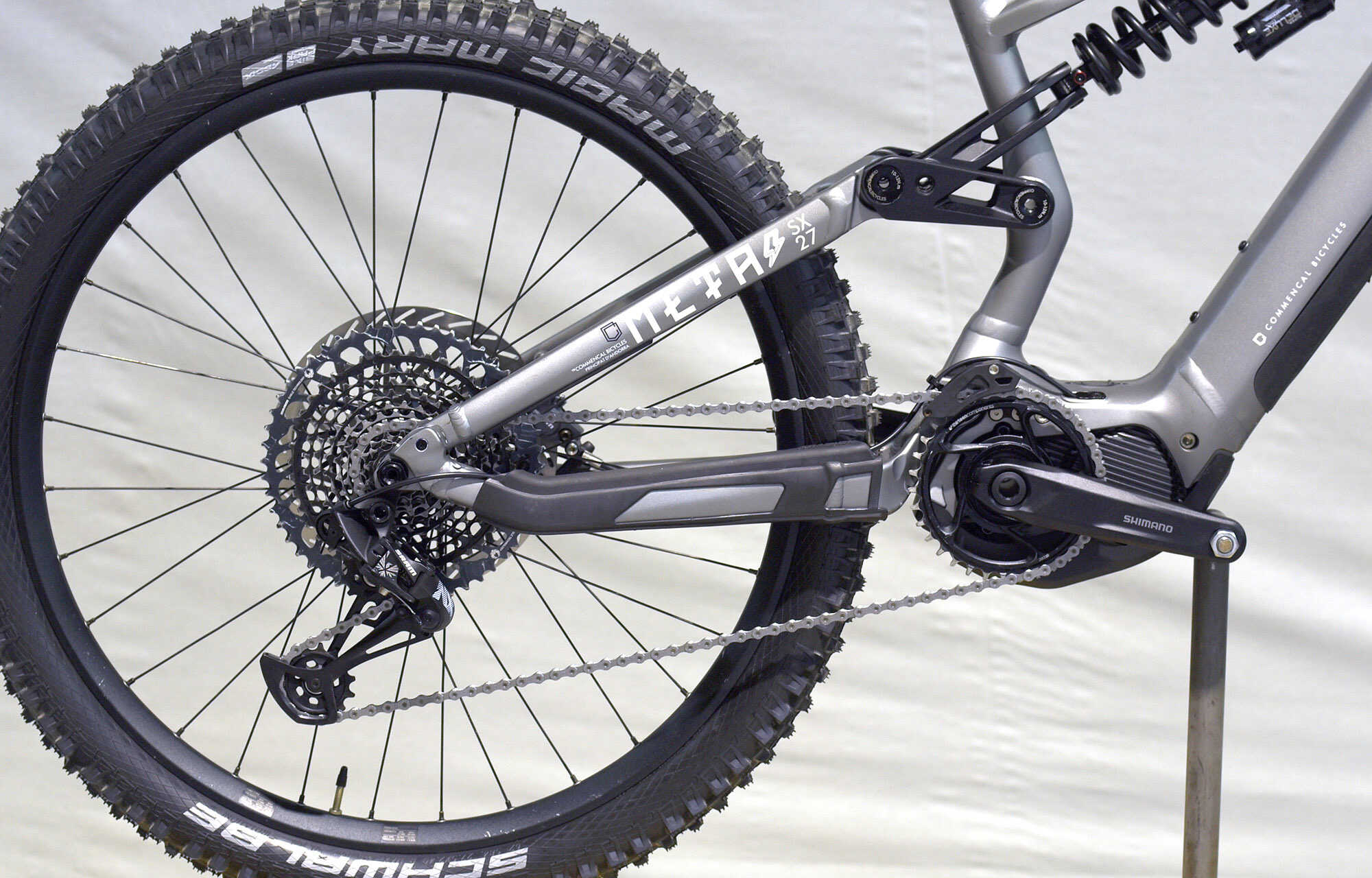 COMMENCAL META POWER SX SHIMANO RACE MATTE GRAPHITE - L (21180503) 2205 km image large number 0