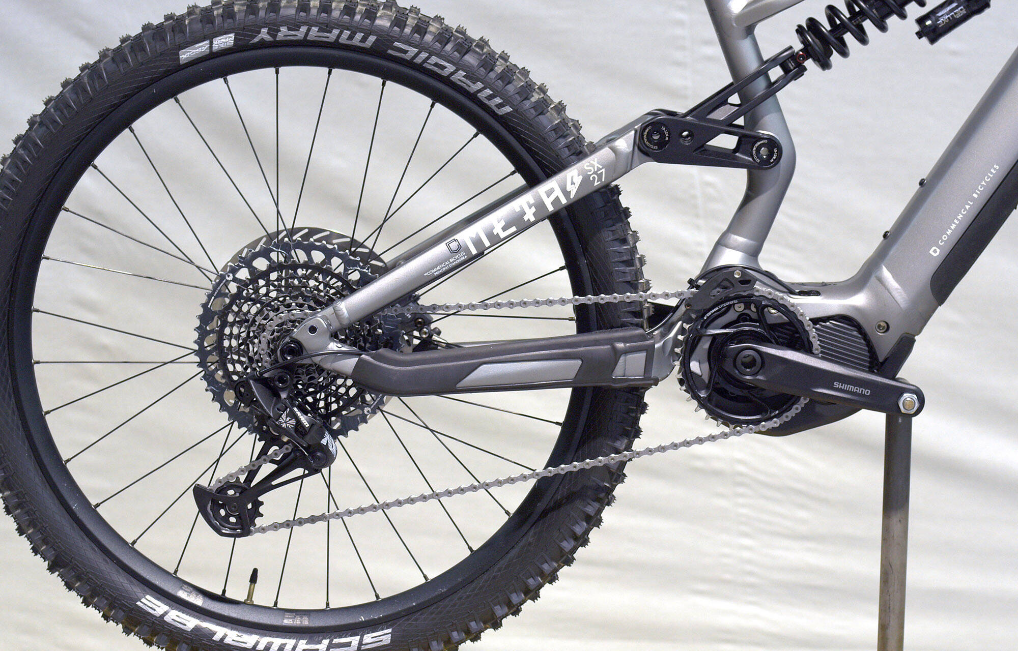 COMMENCAL META POWER SX SHIMANO RACE MATTE GRAPHITE - L (21180503) 2205 km image large number 0