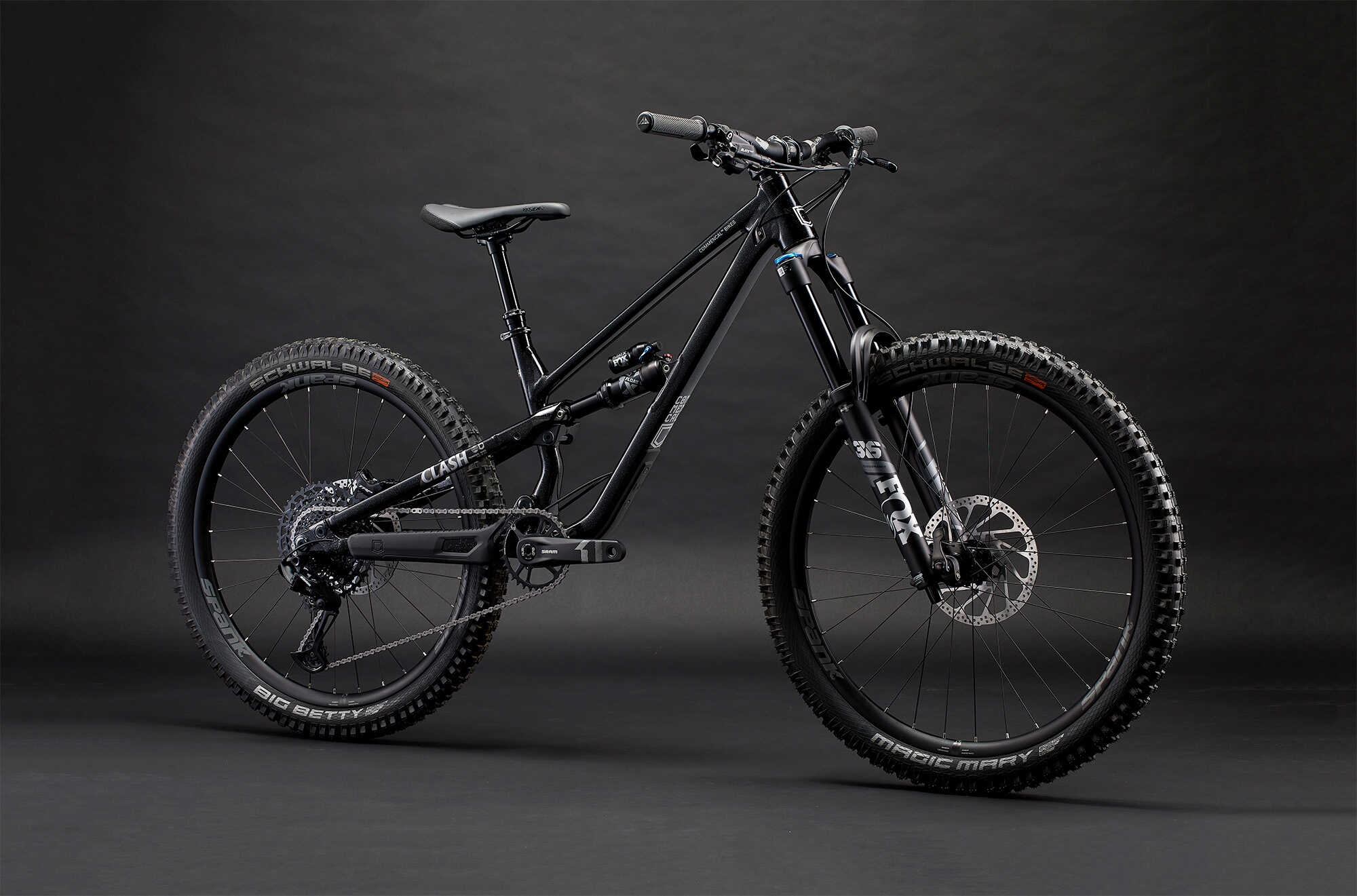 COMMENCAL CLASH XS GLITTERY BLACK image large number 1