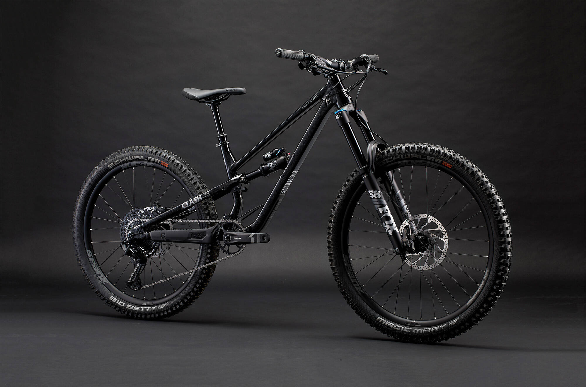 COMMENCAL CLASH XS GLITTERY BLACK image large number 1