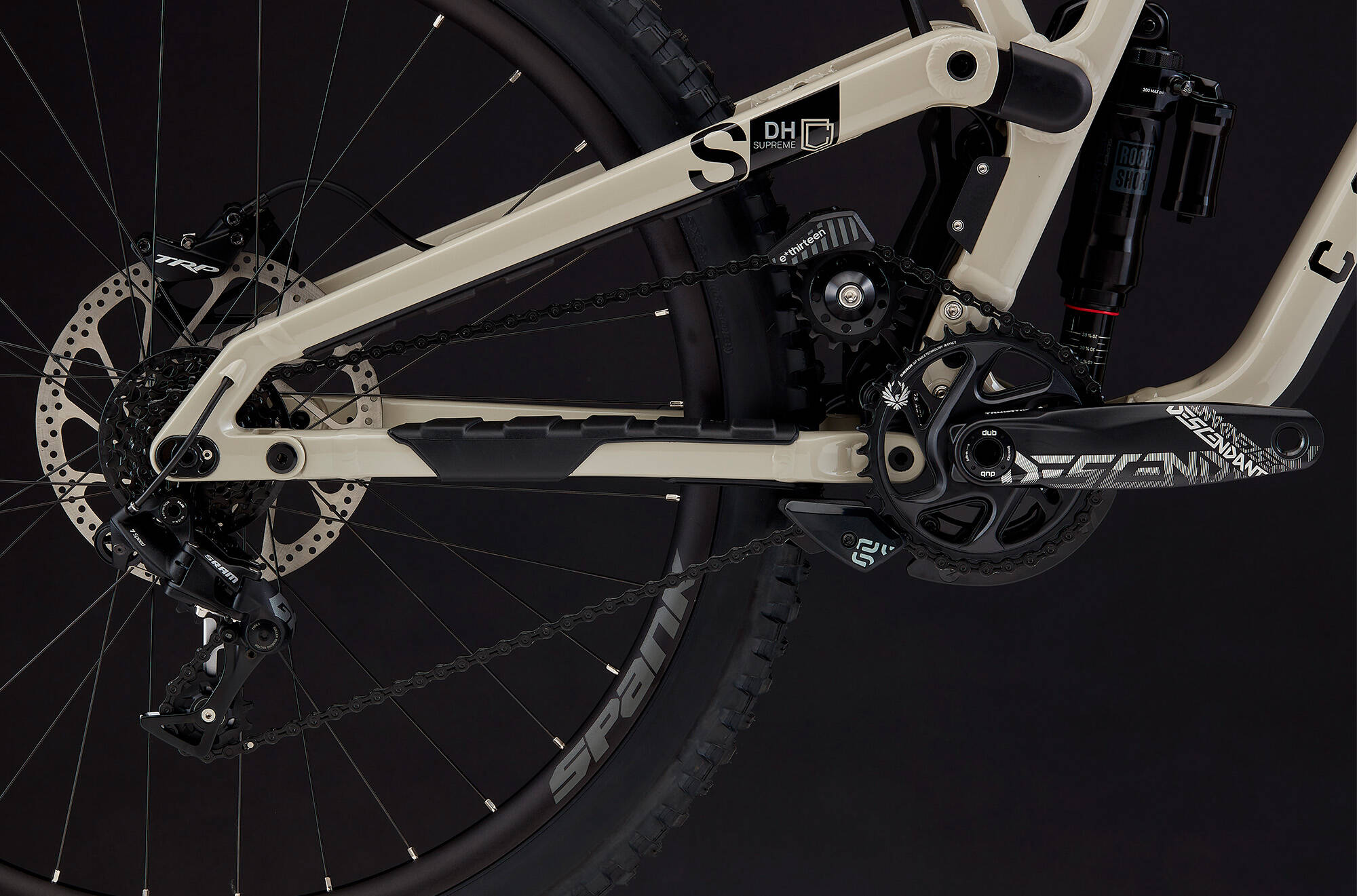 COMMENCAL SUPREME DH V5 XS CHALK ROCKSHOX image large number 5