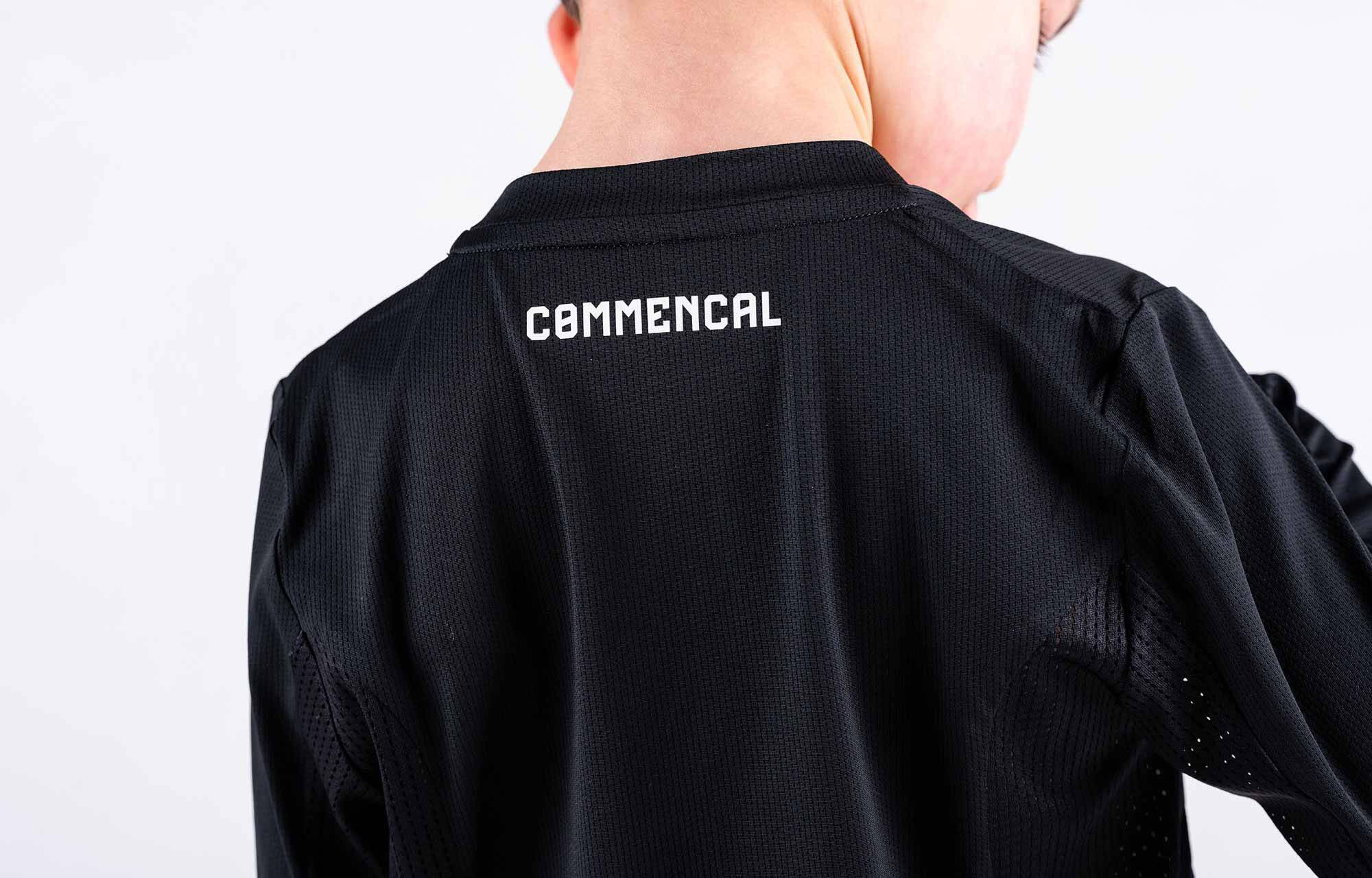 COMMENCAL KIDS LANGARM TRIKOT LIGHTECH CORPORATE BLACK image large number 3