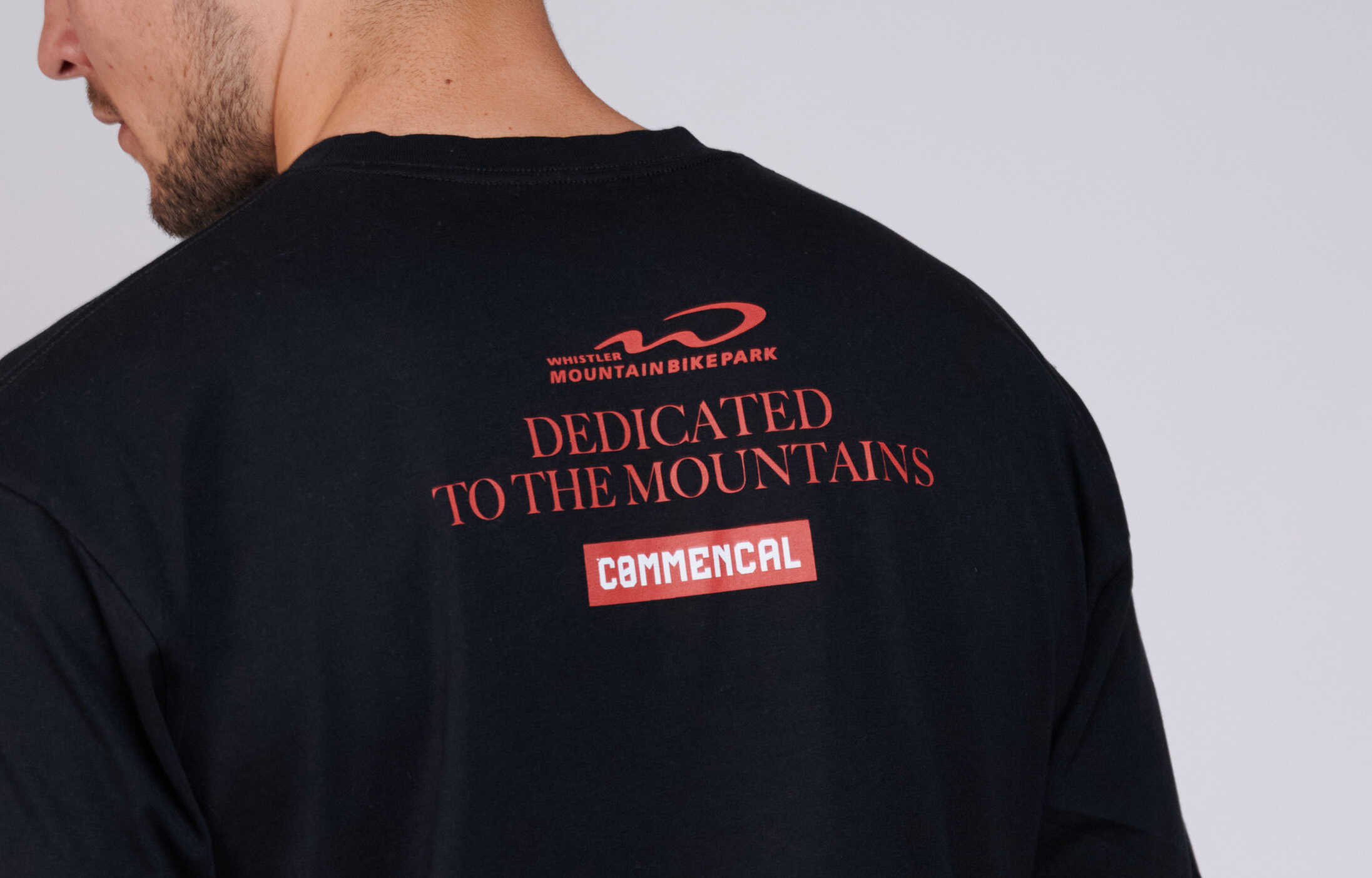 LONG SLEEVE COMMENCAL x WHISTLER T-SHIRT BLACK image large number 2