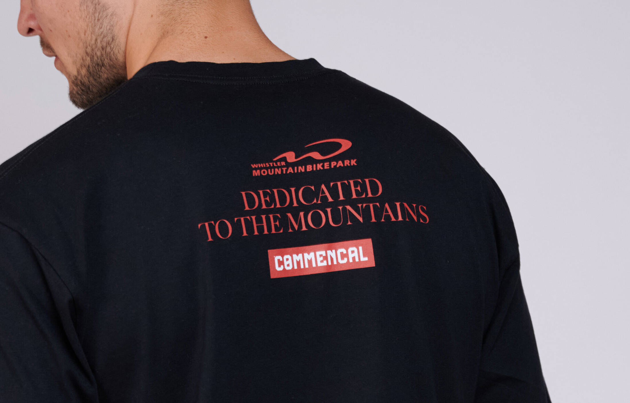 T-SHIRT MANICHE LUNGHE COMMENCAL x WHISTLER BLACK image large number 2