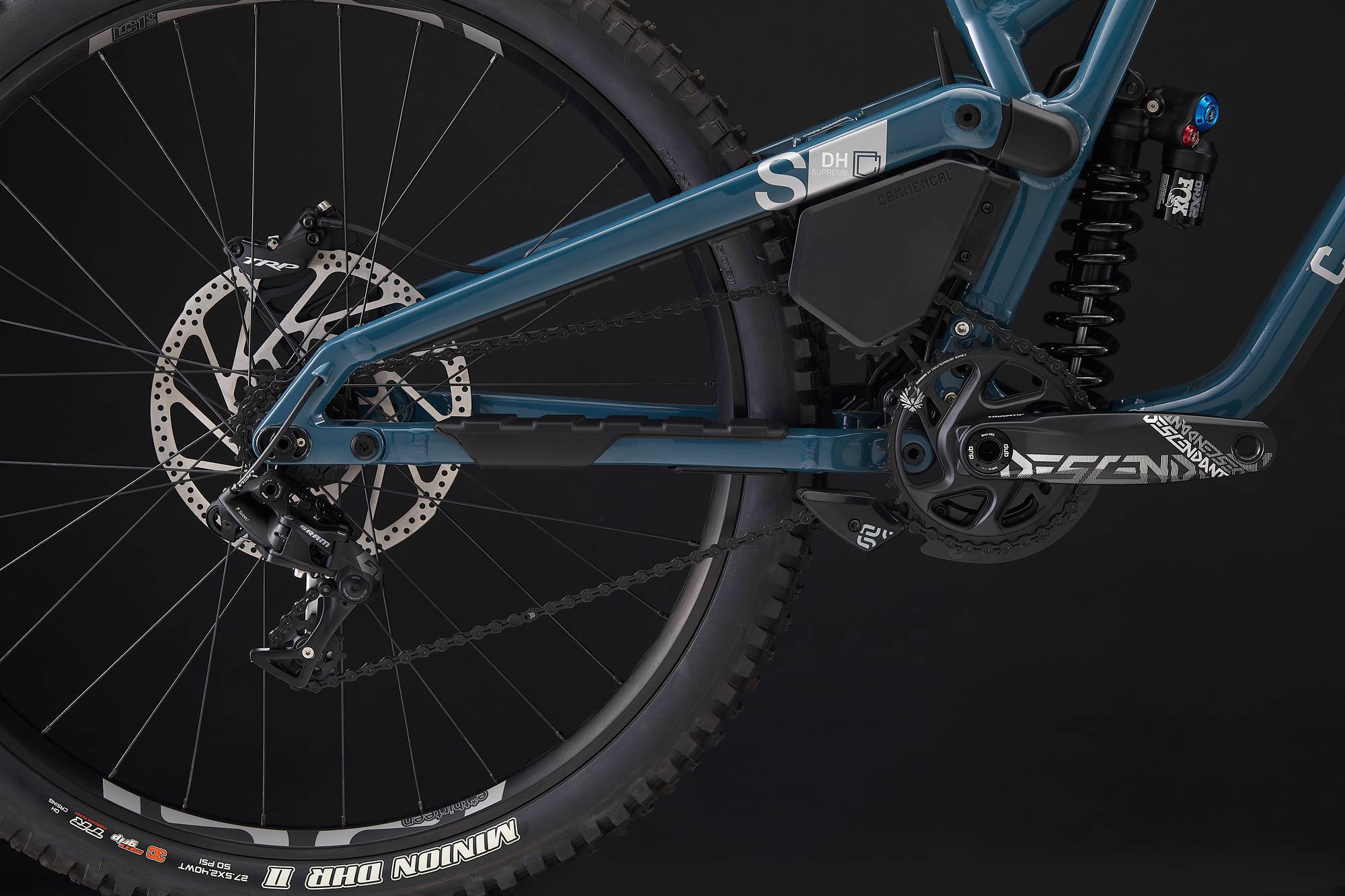 COMMENCAL SUPREME DH V5 ESSENTIAL AQUA BLUE image large number 5