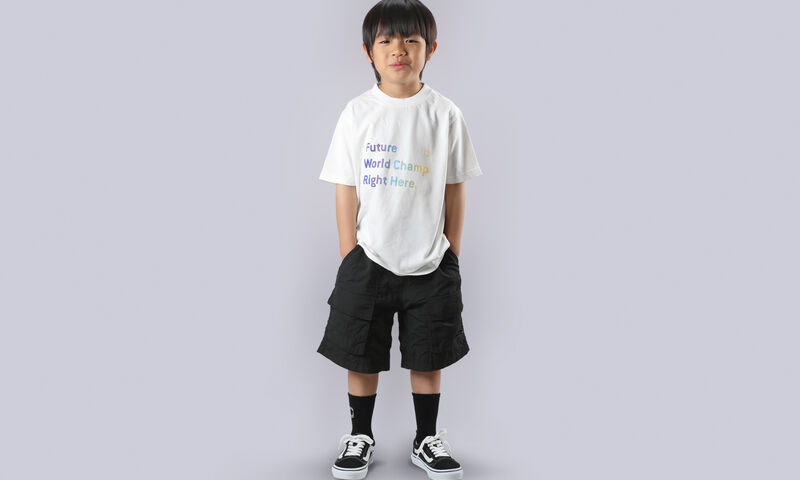 COMMENCAL KIDS WORLD CHAMP T-SHIRT WHITE