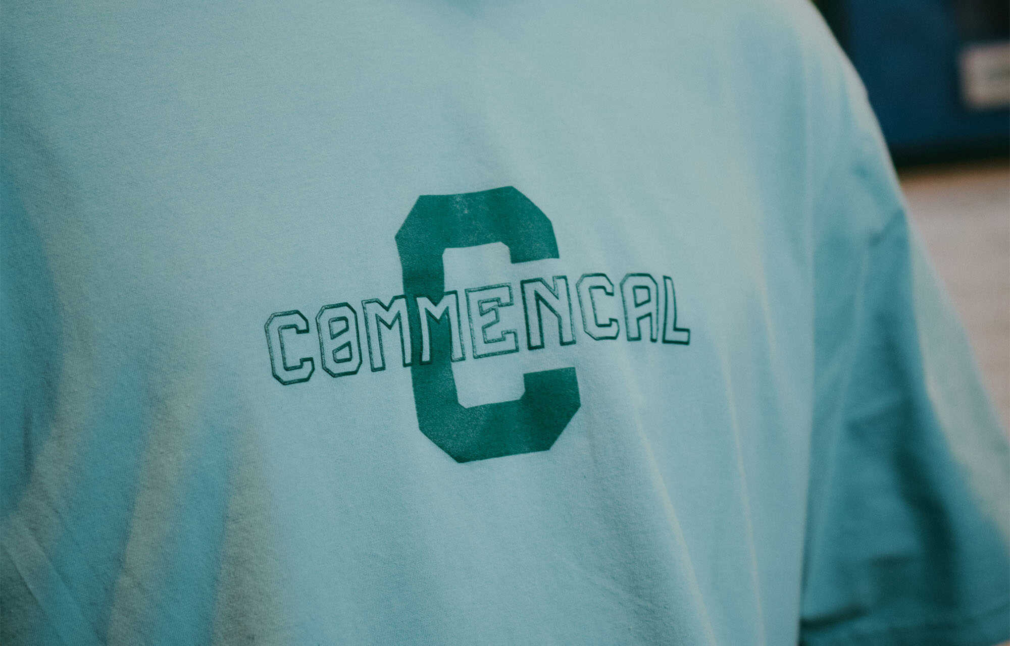 T-SHIRT COMMENCAL LOOSE FIT LIGHT UNIVERSITY MINT image large number 3