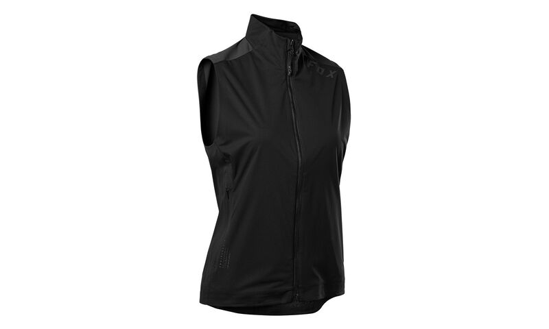 FOX WOMEN FLEXAIR SLEEVELESS WIND BREAKER BLACK