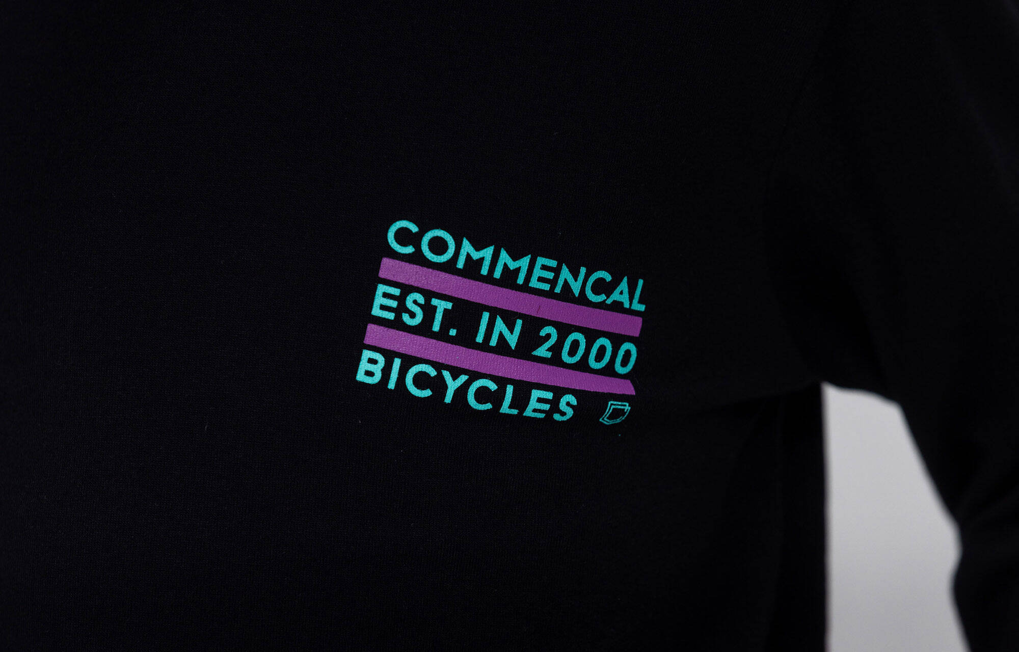 CAMISETA MANGA LARGA COMMENCAL KIDS NEON BLACK image large number 2