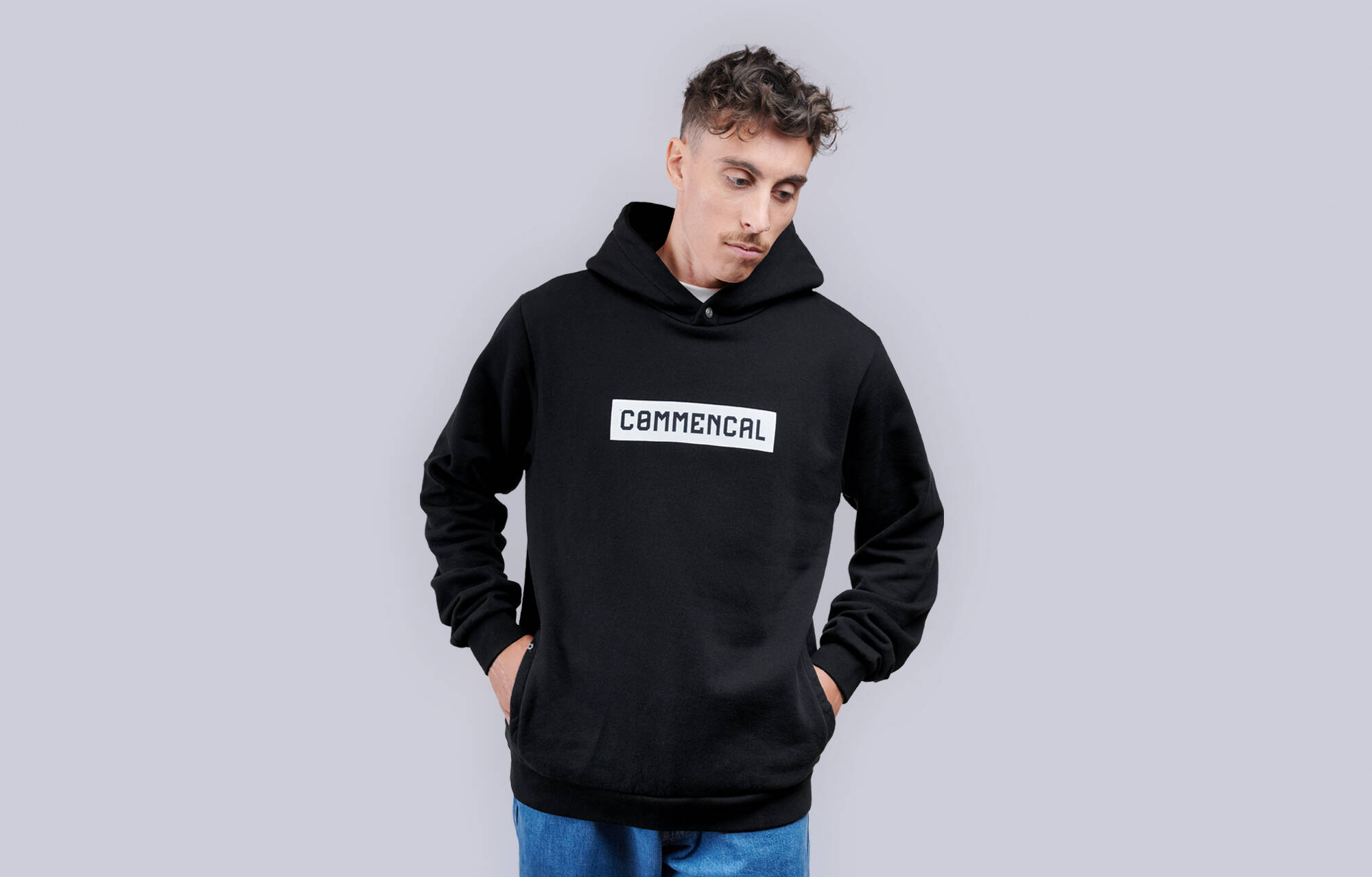 SUDADERA COMMENCAL CORPORATE BLACK image cover number 0