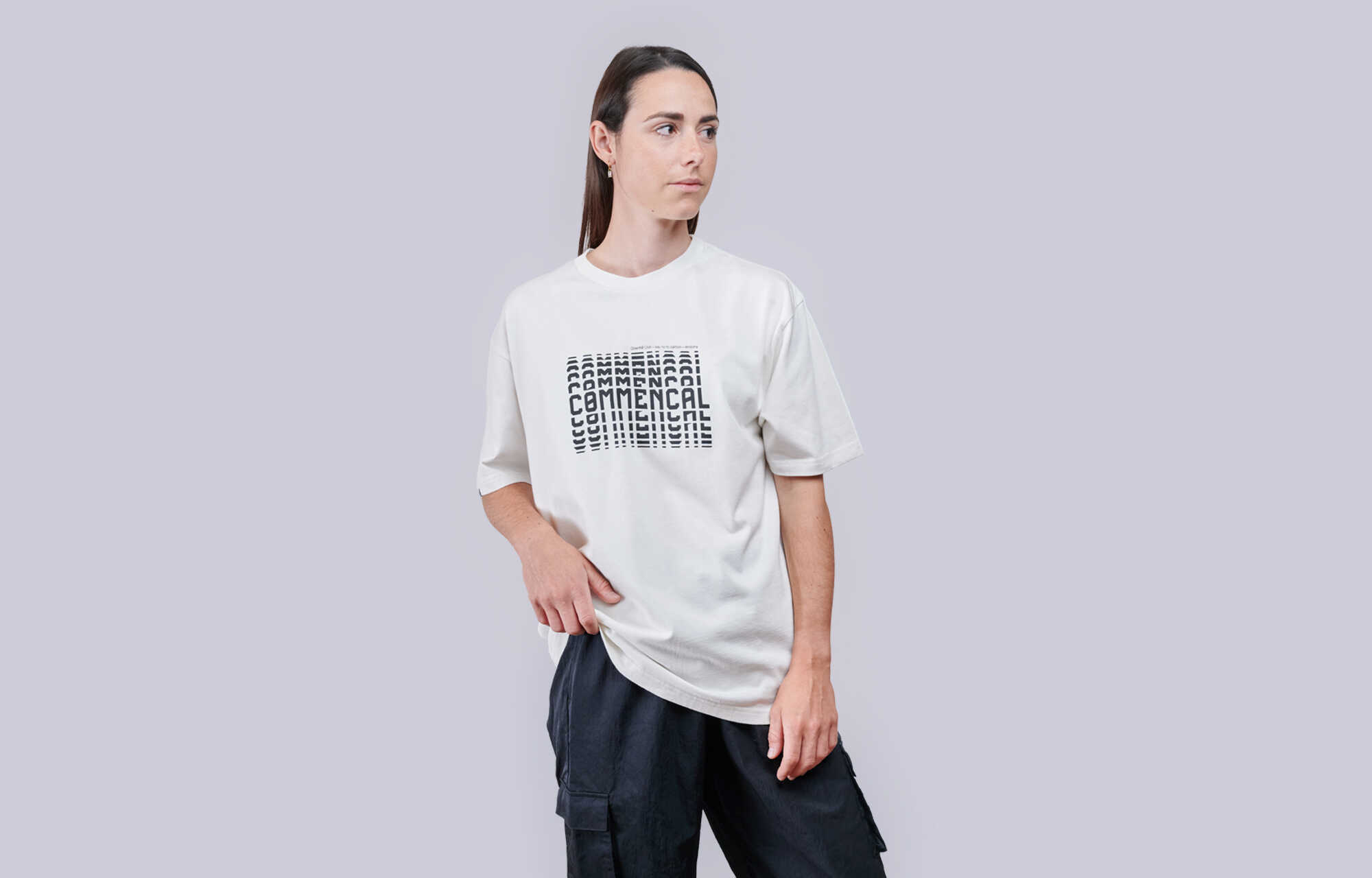 T-SHIRT COMMENCAL REGULAR FIT DIVISION GREIGE image large number 1