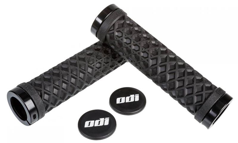 GRIPS ODI VANS BLACK/LOCK ON BLACK 130MM