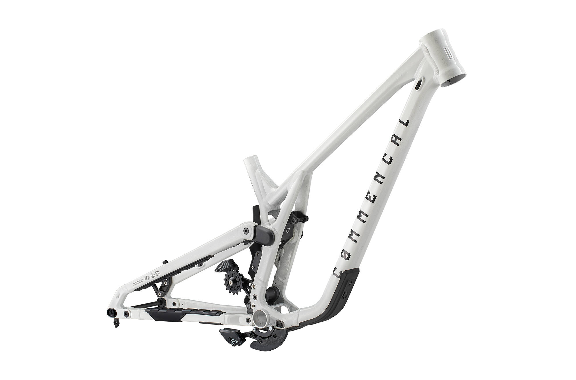 FRAME COMMENCAL SUPREME DH V5 GLITTERY WHITE image large number 0