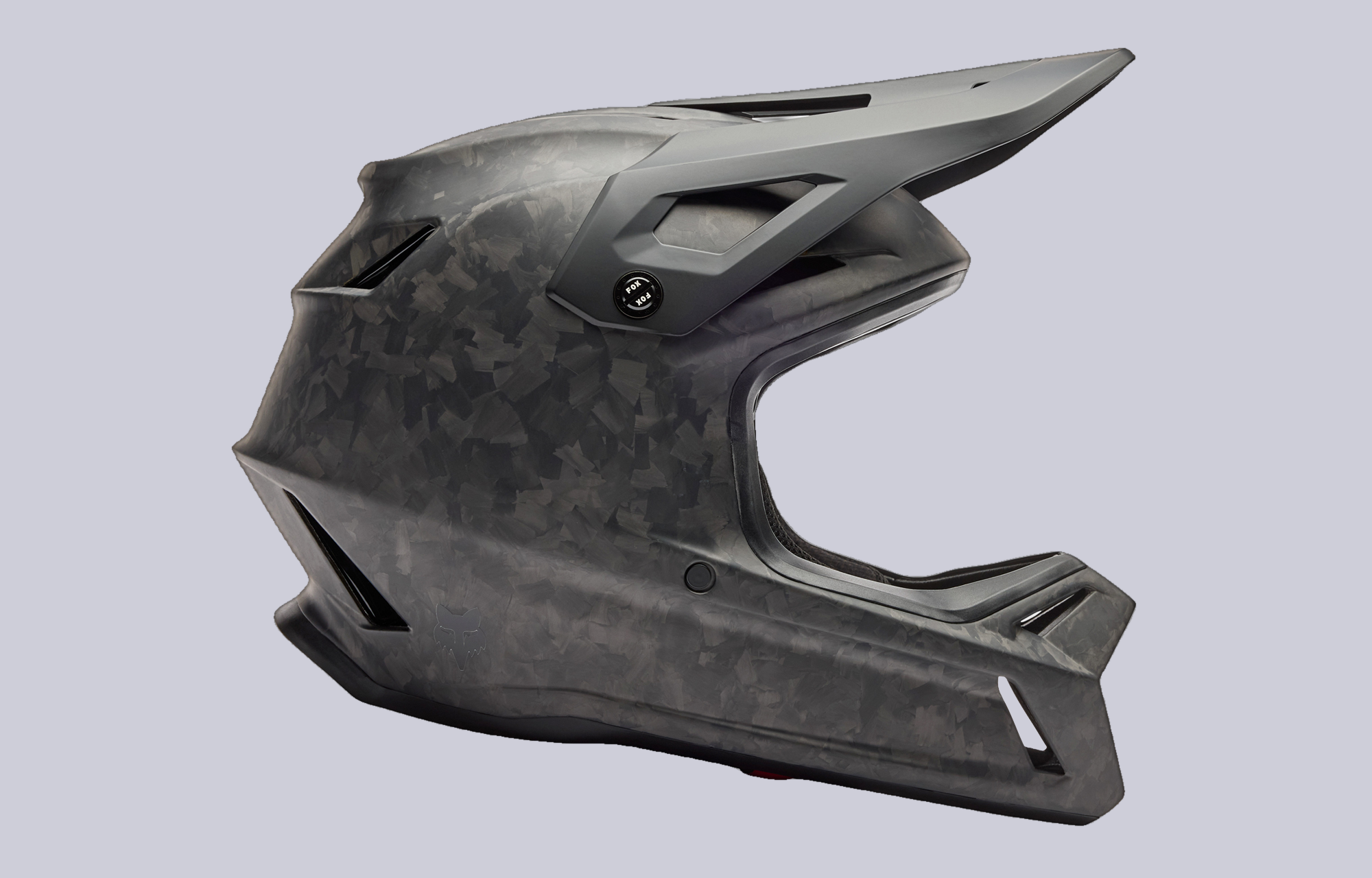FOX RAMPAGE RS MAT BLACK HELM image large number 0