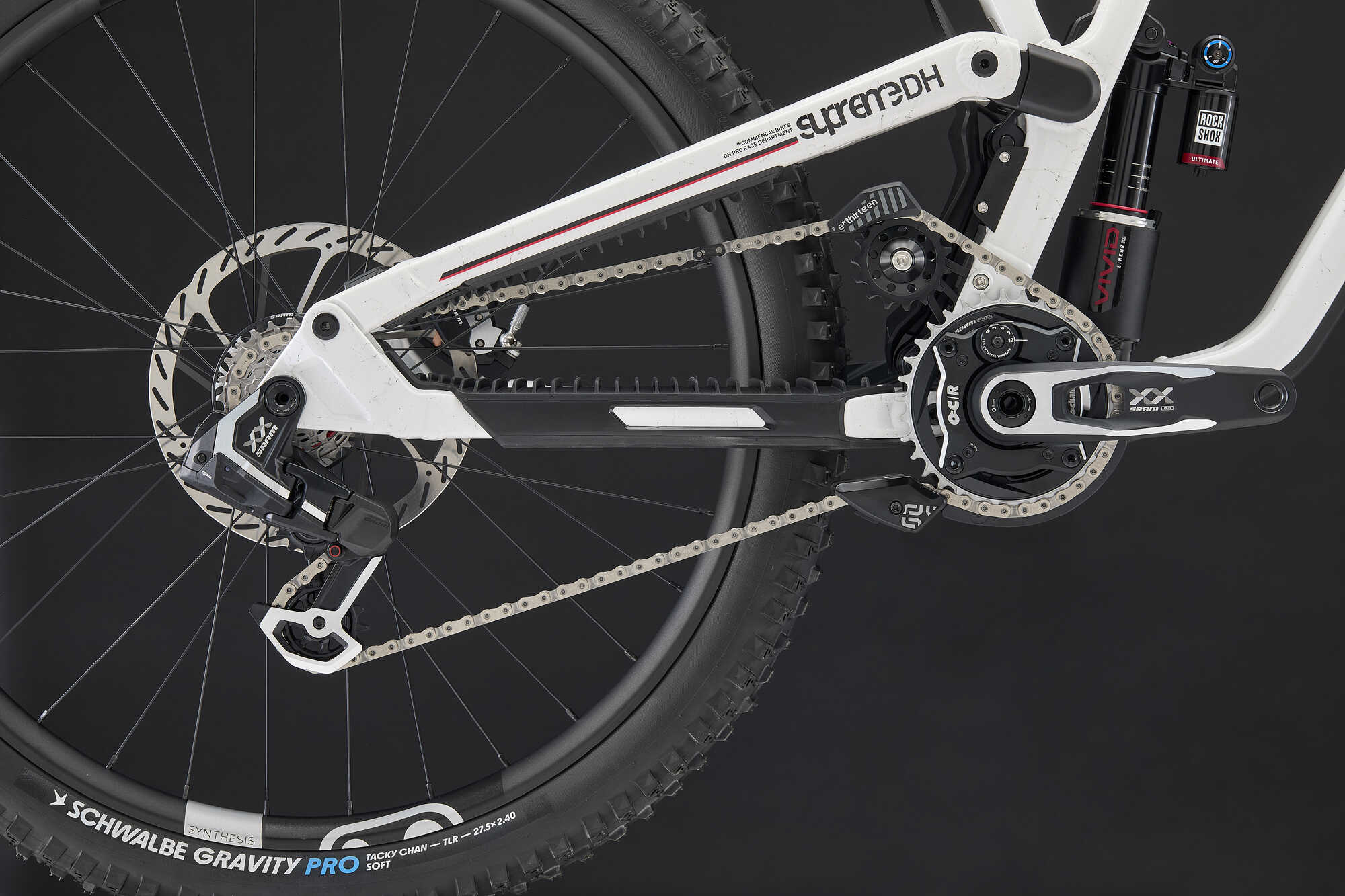 COMMENCAL SUPREME DH V5.2 TEAM REPLICA ADDICTION WHITE 2027 image large number 5