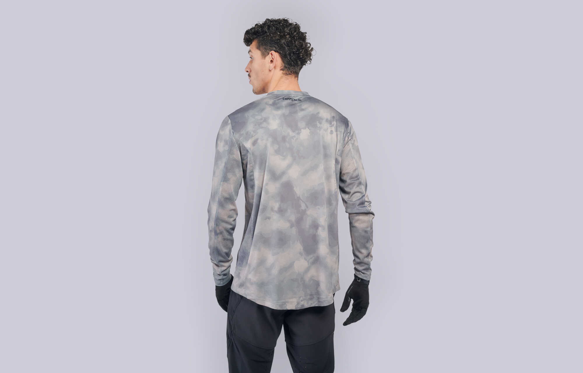 COMMENCAL LANGARM TRIKOT LIGHTECH SHADOW GREY image large number 0