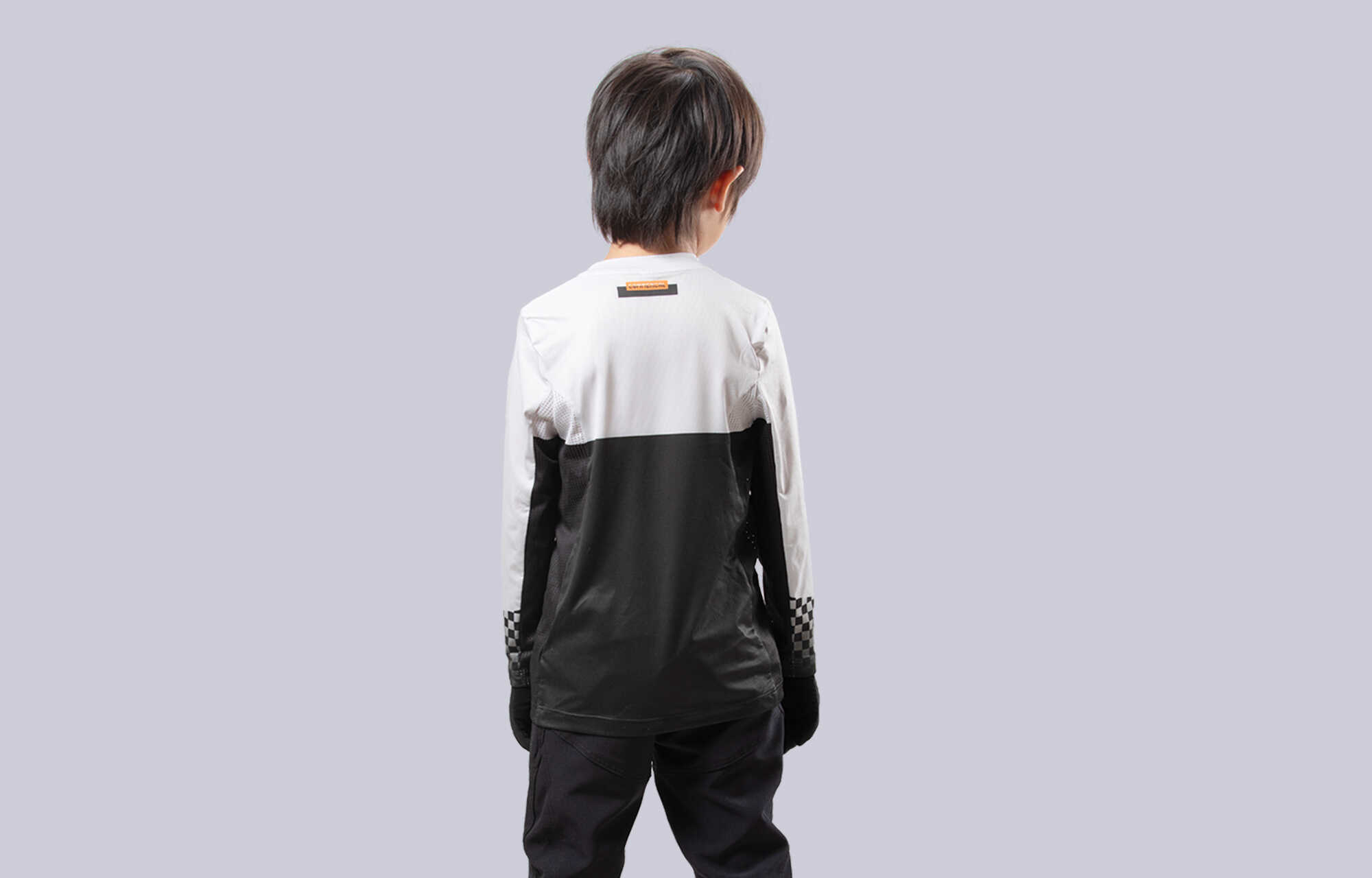 MAGLIA COMMENCAL LIGHTECH MANICHE LUNGHE KIDS RACE DARK GREY image large number 0