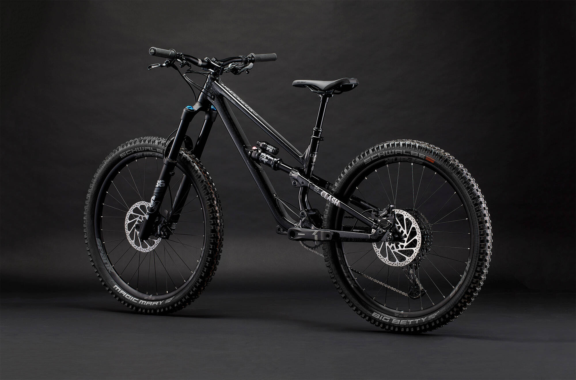 COMMENCAL CLASH XS GLITTERY BLACK image large number 2