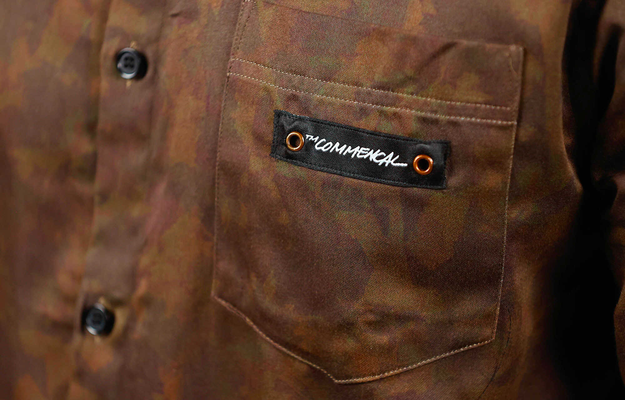 CHEMISE COMMENCAL MANCHES LONGUES LEGERE CAMO/KHAKI  image large number 2