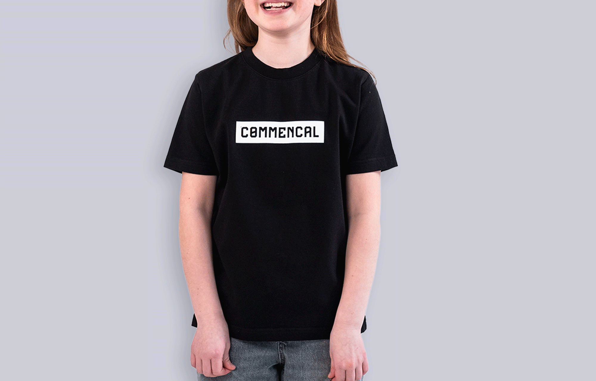 COMMENCAL KIDS CORPORATE REGULAR FIT T-SHIRT BLACK image large number 1