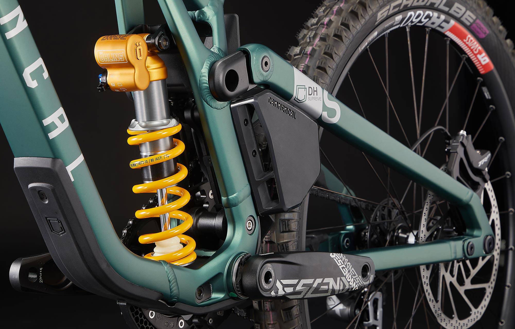 COMMENCAL SUPREME DH V5 OHLINS EDITION METALLIC GREEN image large number 5
