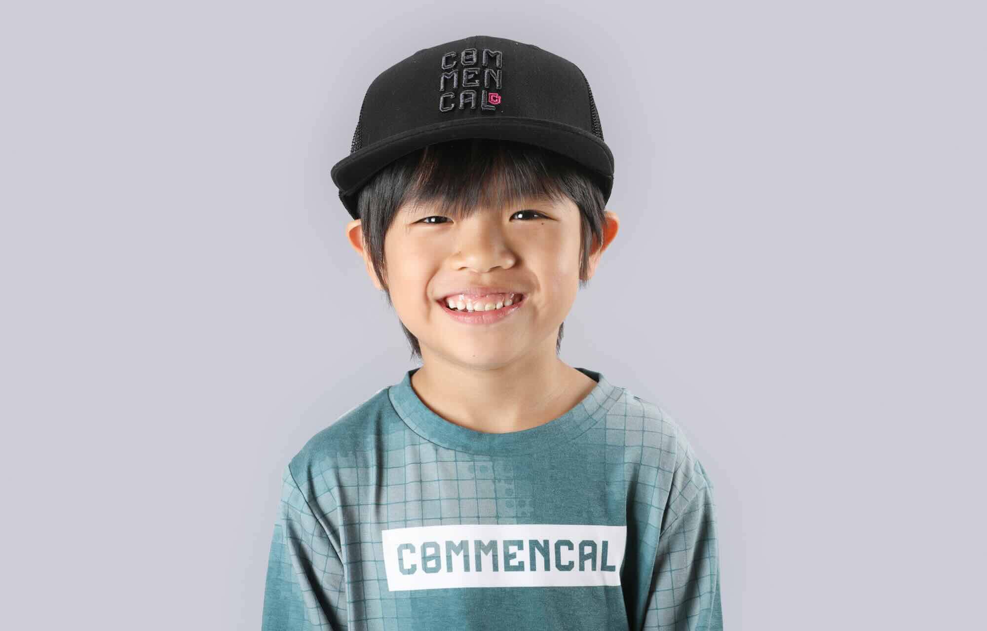 KIDS TRUCKER CAP CORPORATE BLACK image large number 3