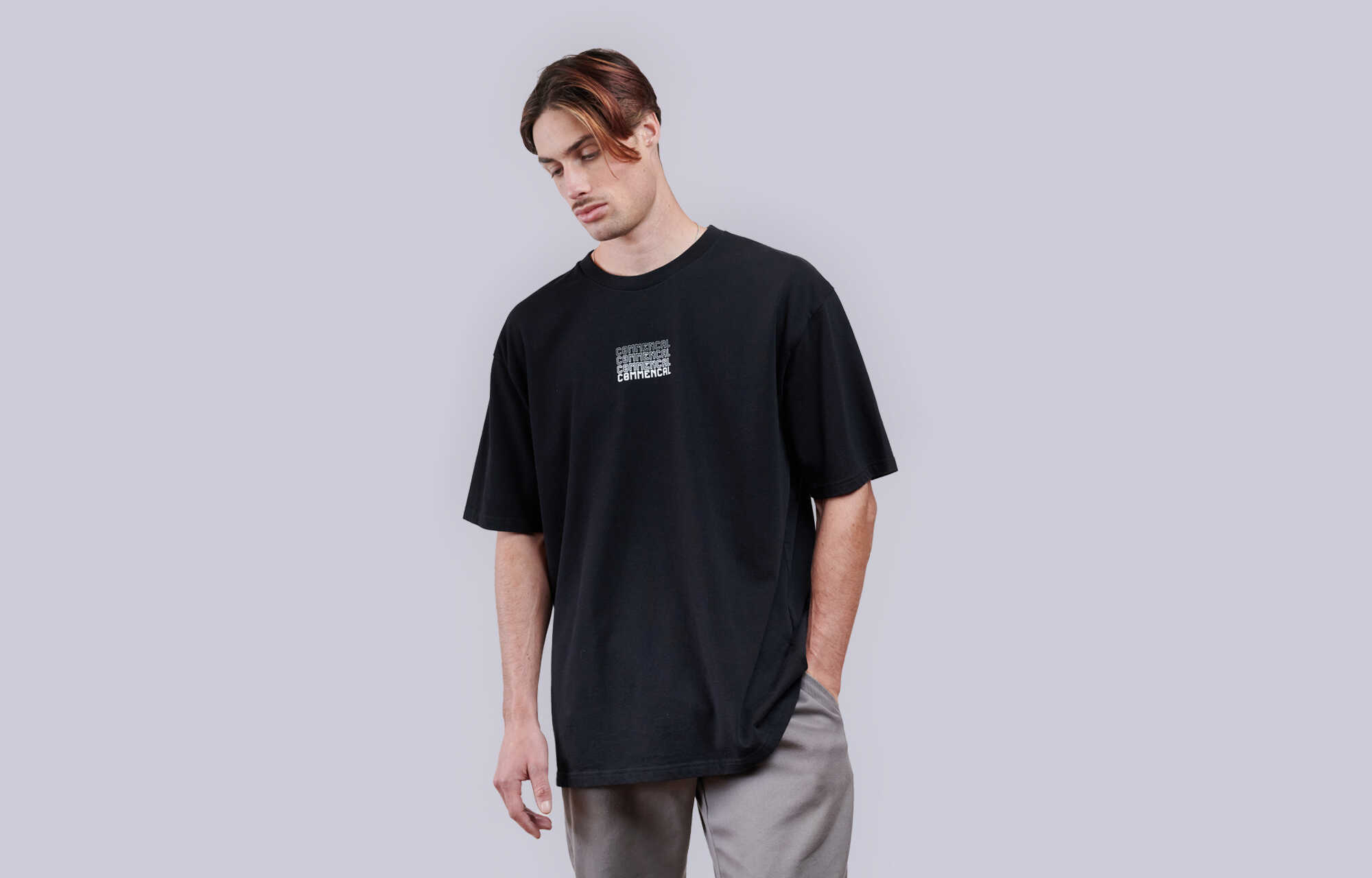 COMMENCAL SURREALISTIC LOOSE FIT T-SHIRT BLACK image large number 0