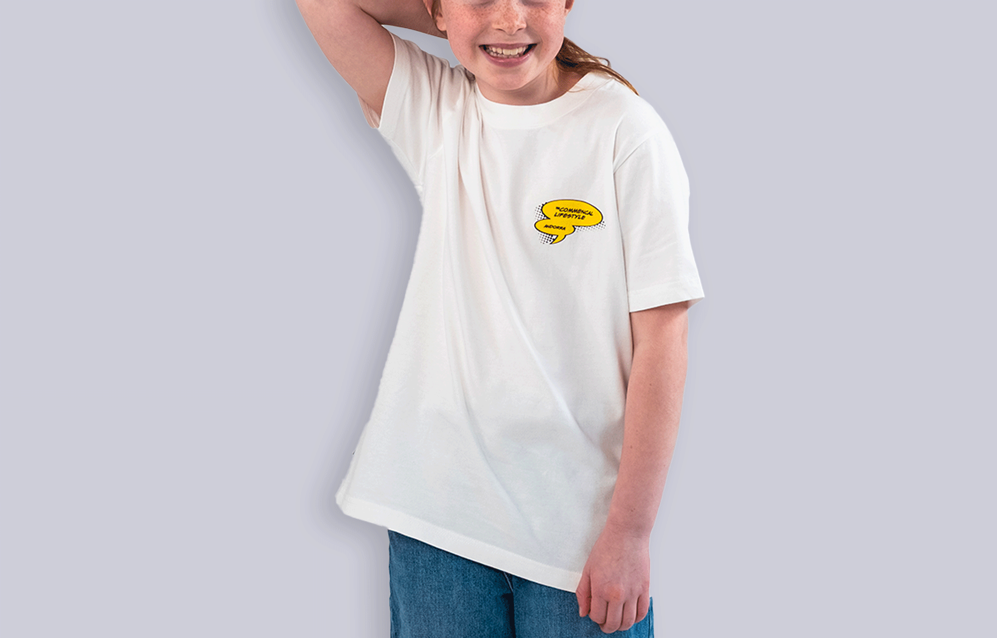 CAMISETA COMMENCAL KIDS REGULAR FIT CARTOON GREIGE image large number 1