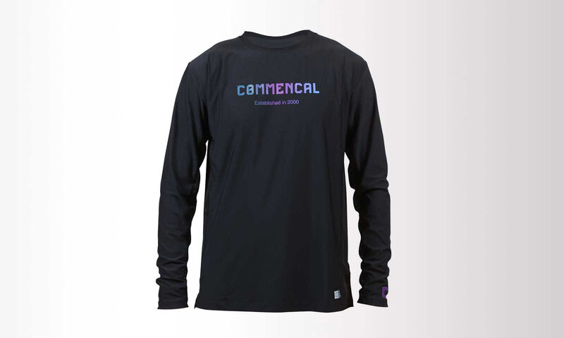 COMMENCAL LONG SLEEVE CORPORATE JERSEY BLACK